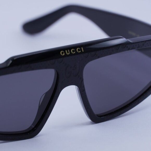 Gucci Gucci GG1591S 001 Sunglasses Black Browline Frame Size ONE SIZE - 8 Thumbnail