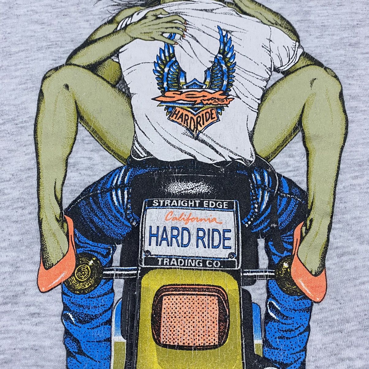 Vintage Rare‼️🔥Vintage 90's Sex Wear Hard Ride T-Shirt Size US S / EU 44-46 / 1 - 9 Thumbnail