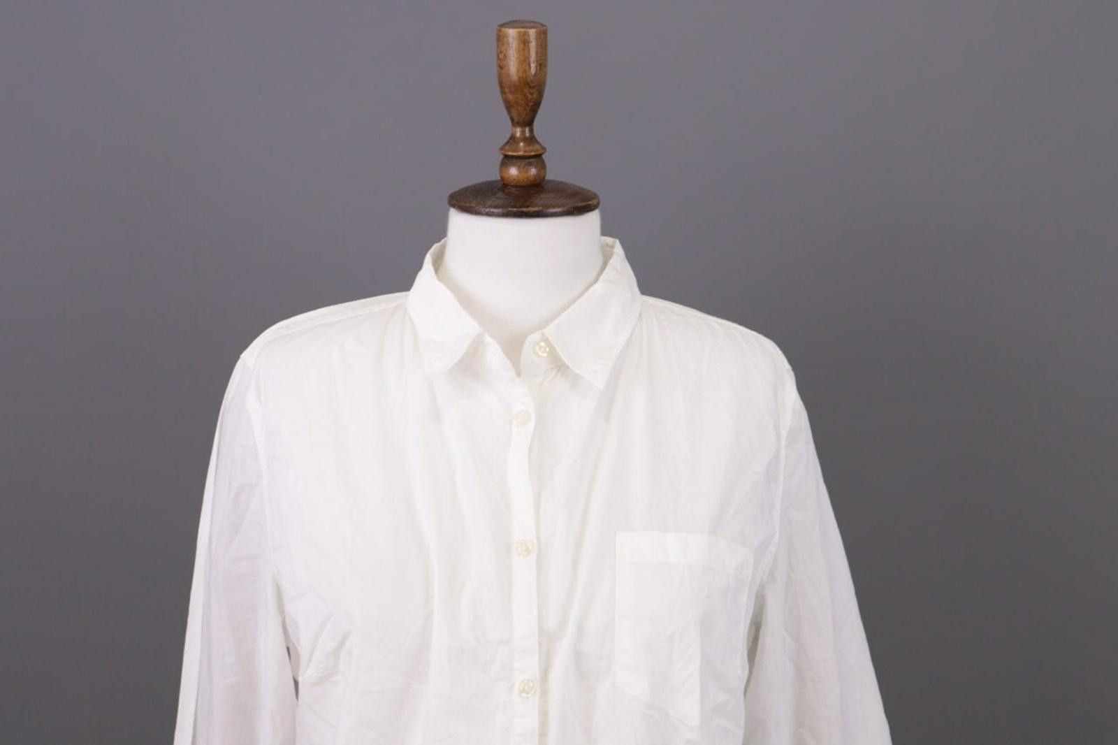 Designer Emily Van Den Bergh White Blouse Tunic Shirt Size 44 Size M / US 6-8 / IT 42-44 - 3 Thumbnail