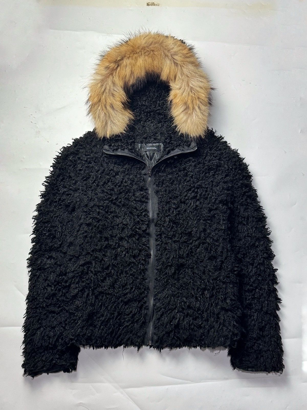 If Six Was Nine × Japanese Brand × Le Grande Bleu (L.G.B.) Faux Fur Japanese Egoist Hoodie Size US M / EU 48-50 / 2 - 2 Thumbnail