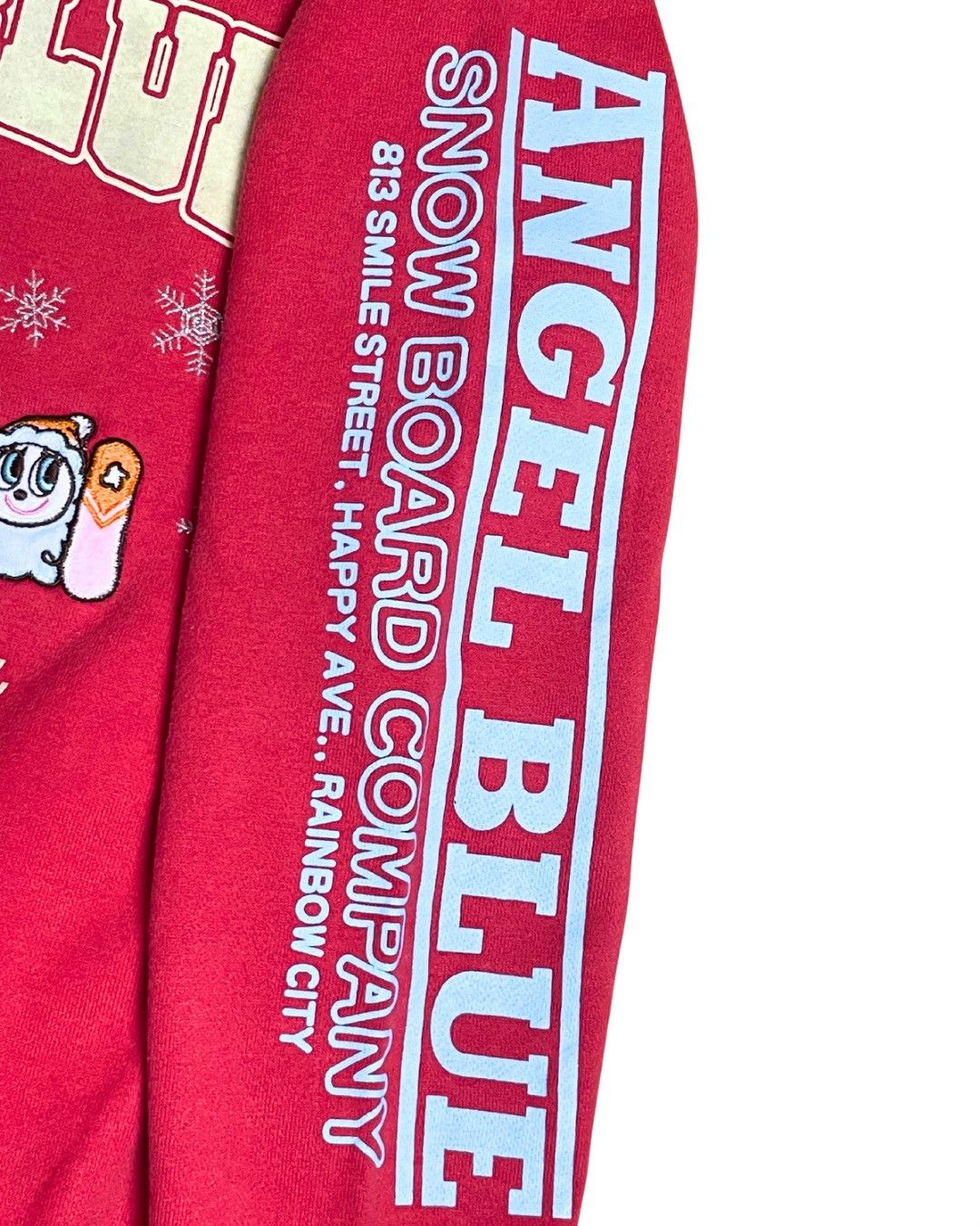 Angel Blue Vintage Angel Blue Red Snowboard Graphic Sweatshirt Size S / US 4 / IT 40 - 9 Thumbnail