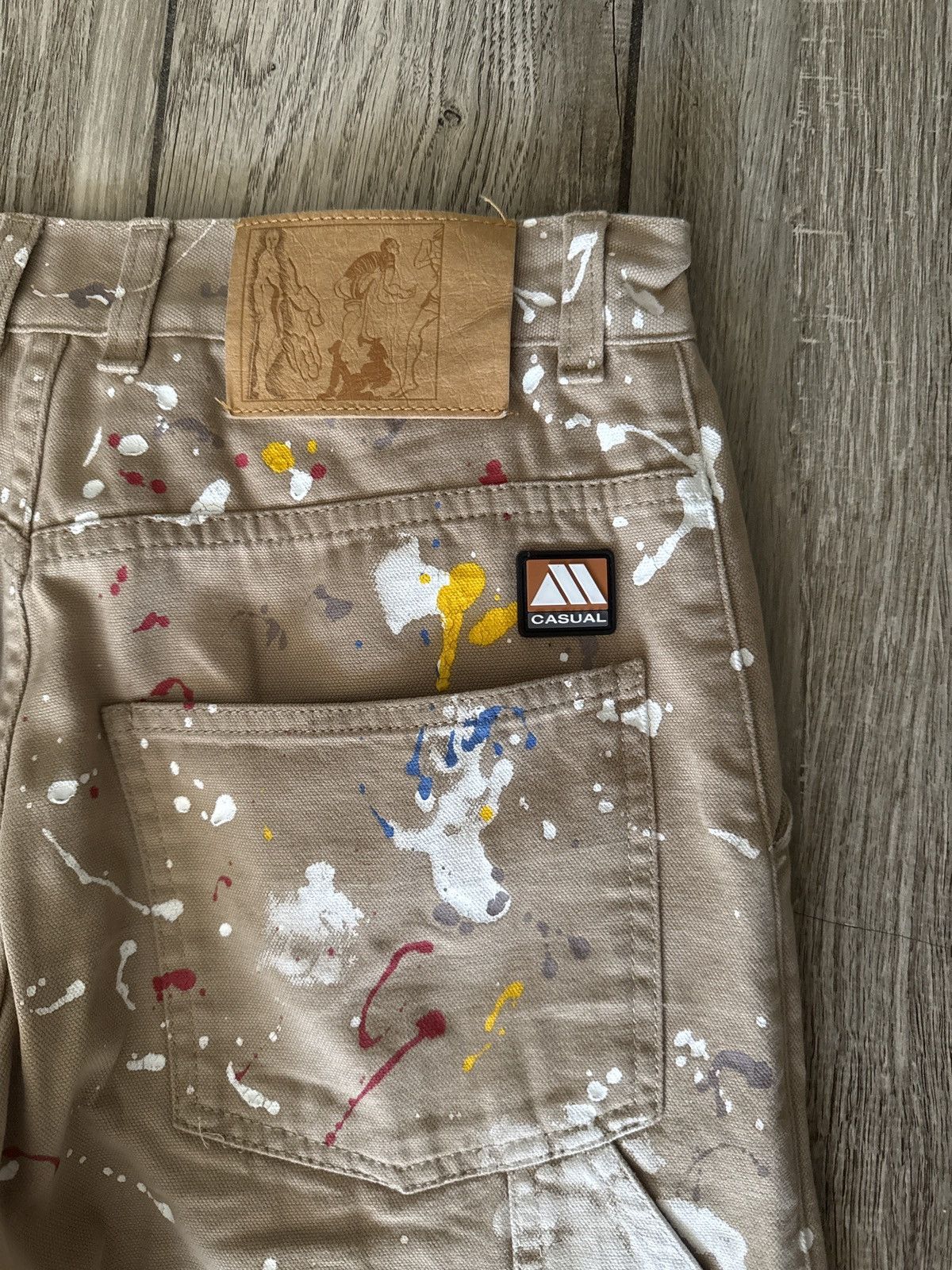 Martine Rose Martine Rose “paint splatter” carpenter pants Size US 29 - 4 Thumbnail