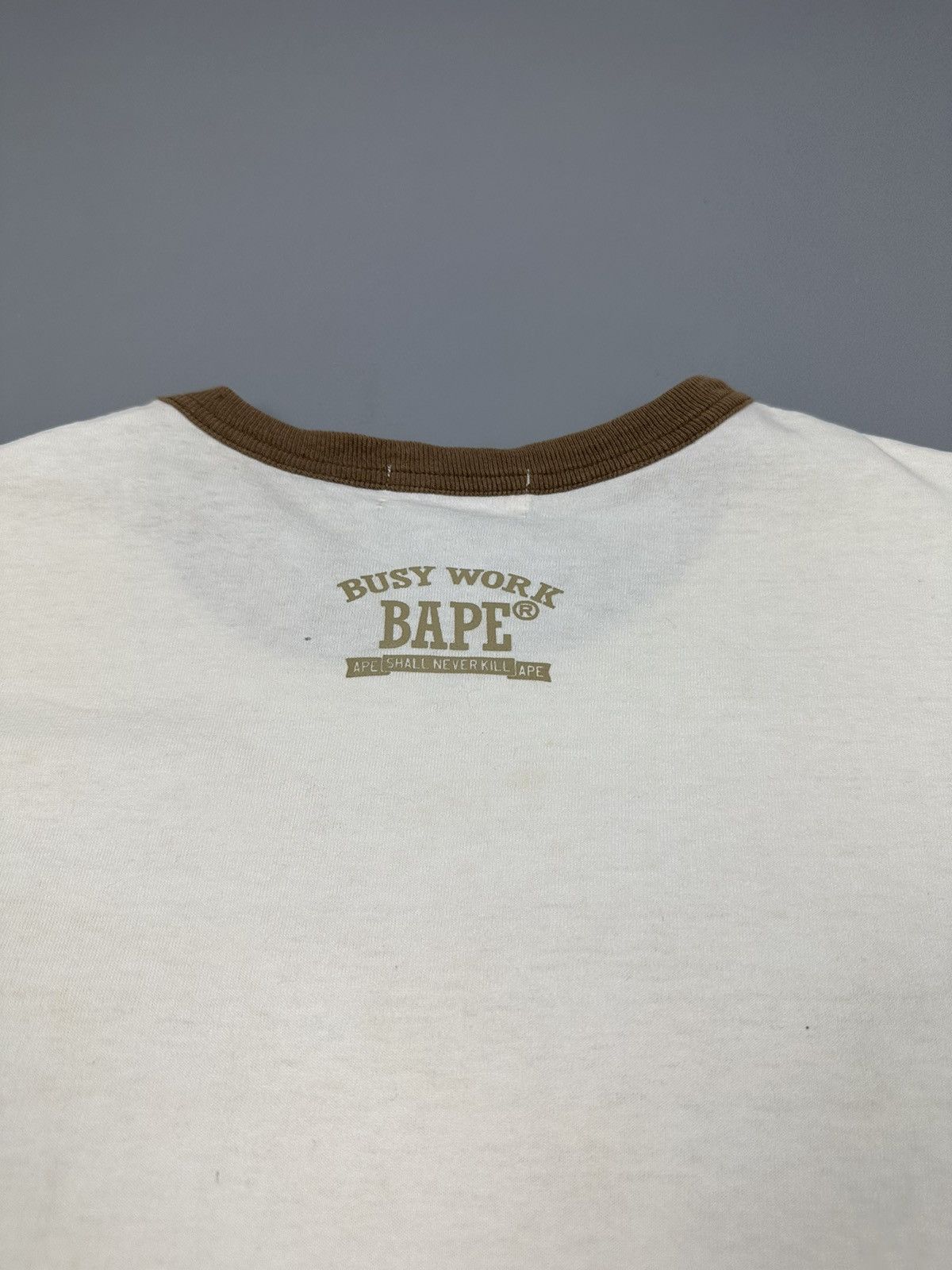 Bape × Vintage Vintage Bape Ringer Van Halen Design Tee Size US M / EU 48-50 / 2 - 4 Thumbnail
