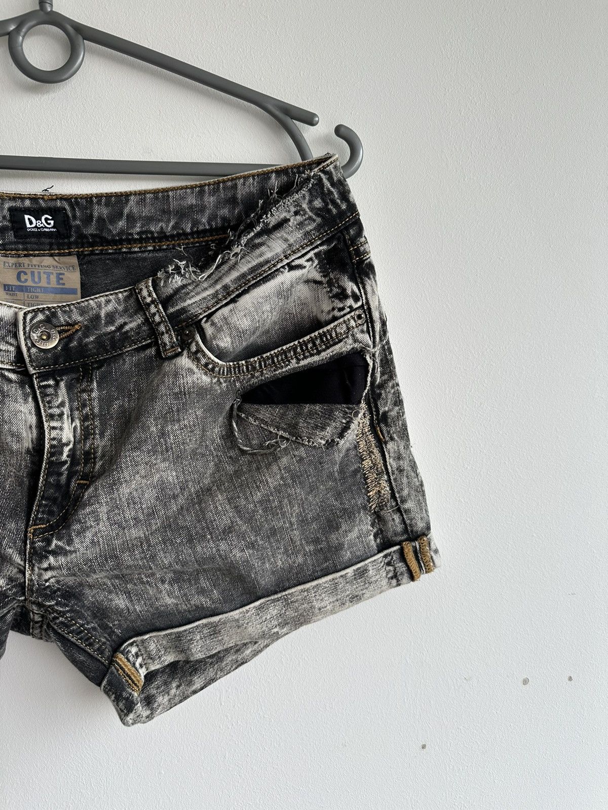 Dolce & Gabbana DOLCE&GABBANA Distressed Shorts Denim Pockets Grey Size 32 Size 32" / US 10 / IT 46 - 4 Thumbnail
