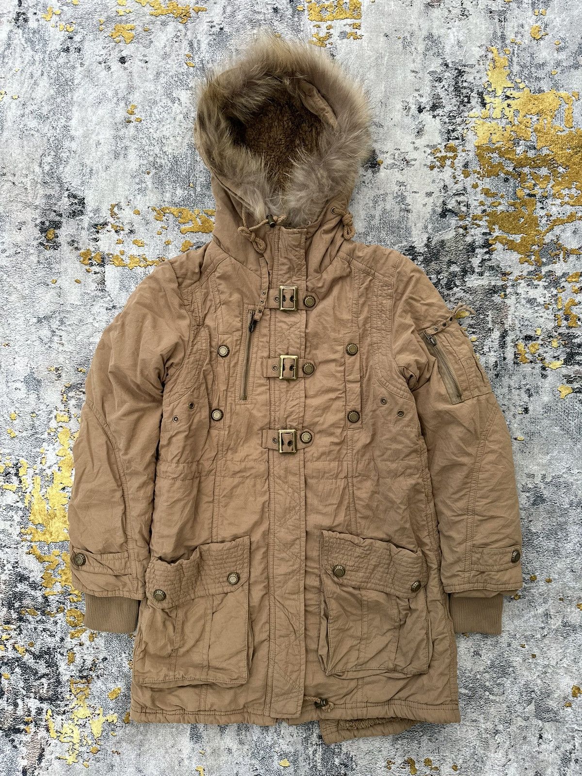 Beauty Beast FAUX FUR Jacket Playboi Carti Style Archive Ozoc WINTER Size US M / EU 48-50 / 2 - 1 Thumbnail