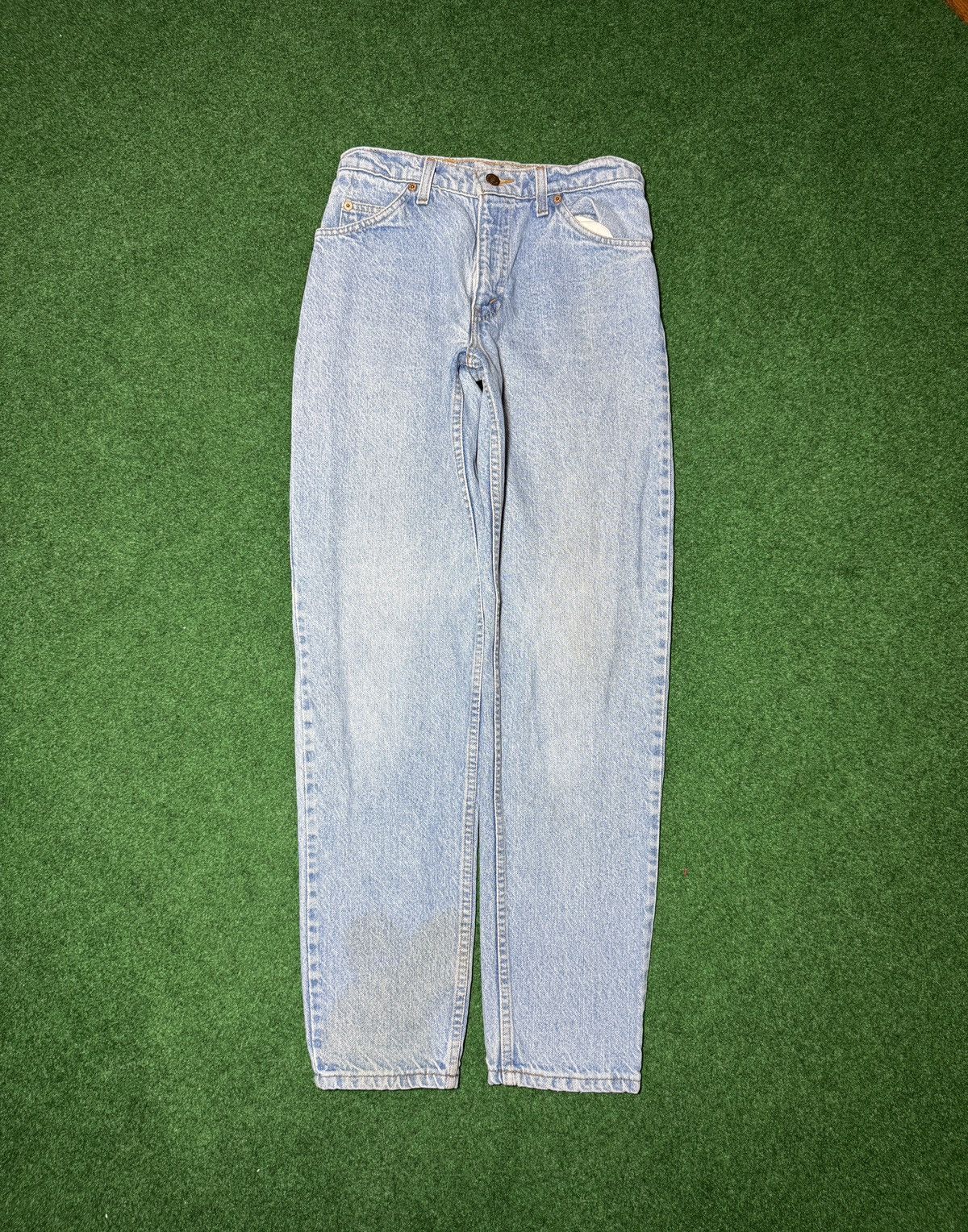 Levi's Vintage Clothing × Vintage Vintage 90s Levi’s 550 Orange Tab Grunge Light Wash Jeans Size US 29 - 3 Thumbnail