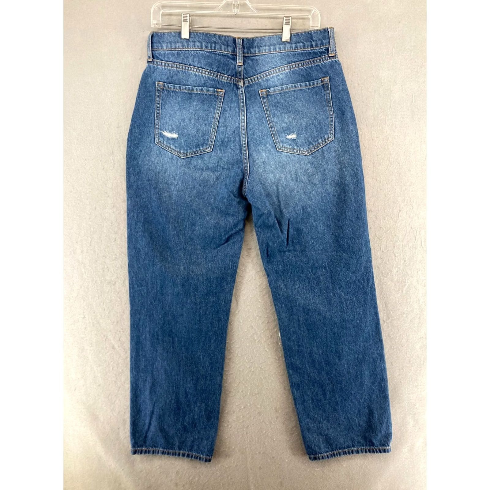 Vintage Altar'd State Jeans Womens 29 Mom High Rise Distressed Comfort Blue Denim 29in Inseam Jeans Womens Men? Size 29" - 7 Thumbnail