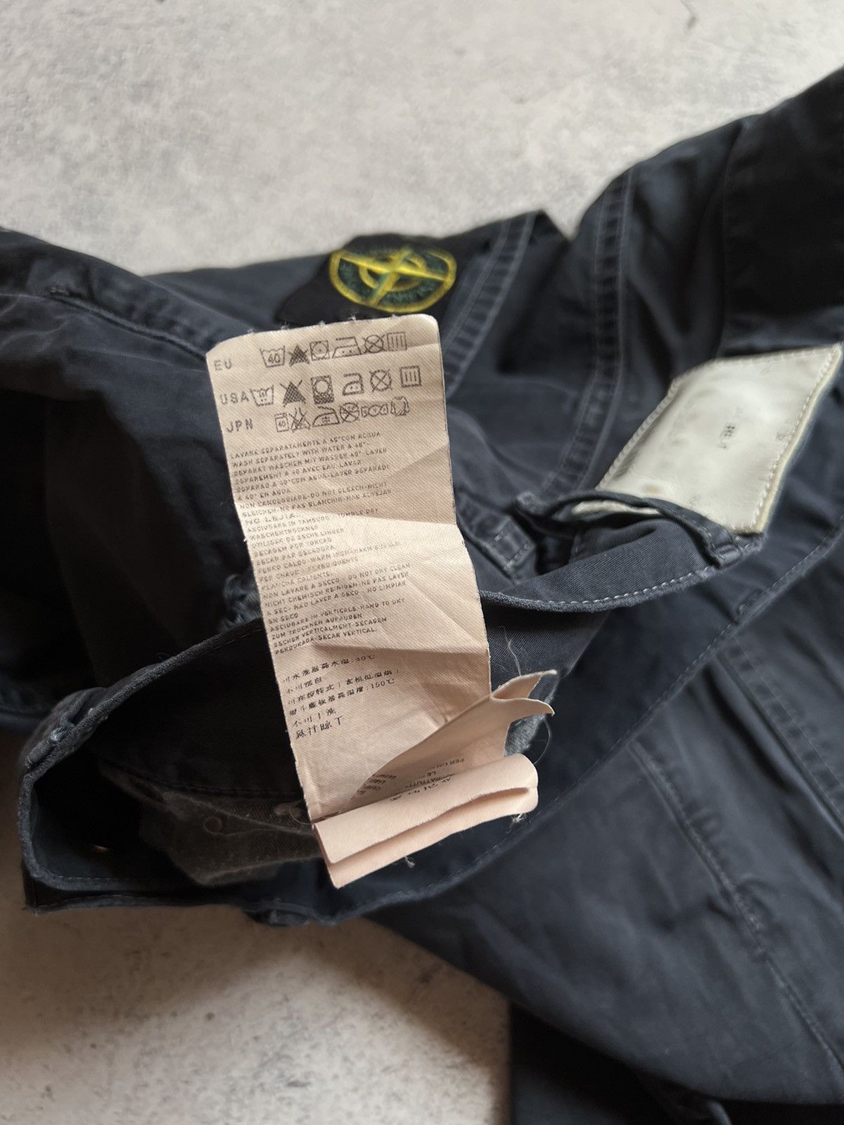 Stone Island × Vintage STONE ISLAND VINTAGE PATCH LOGO PANTS DISTRESSED CHINO y2k Size US 32 / EU 48 - 15 Thumbnail