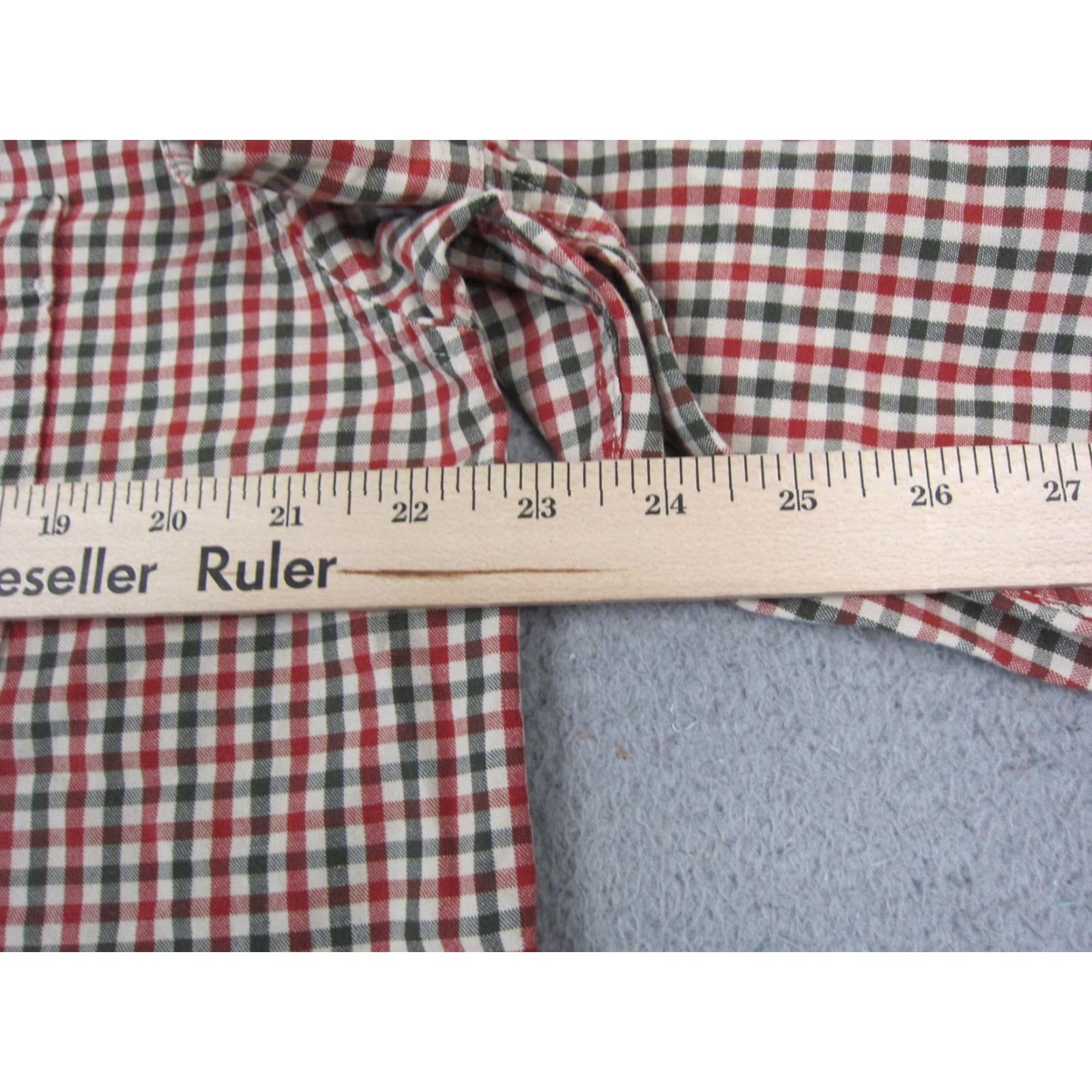 Abercrombie & Fitch VINTAGE Abercrombie & Fitch Shirt Mens Large Red Check Gingham Button Up 90s Size US L / EU 52-54 / 3 - 5 Thumbnail