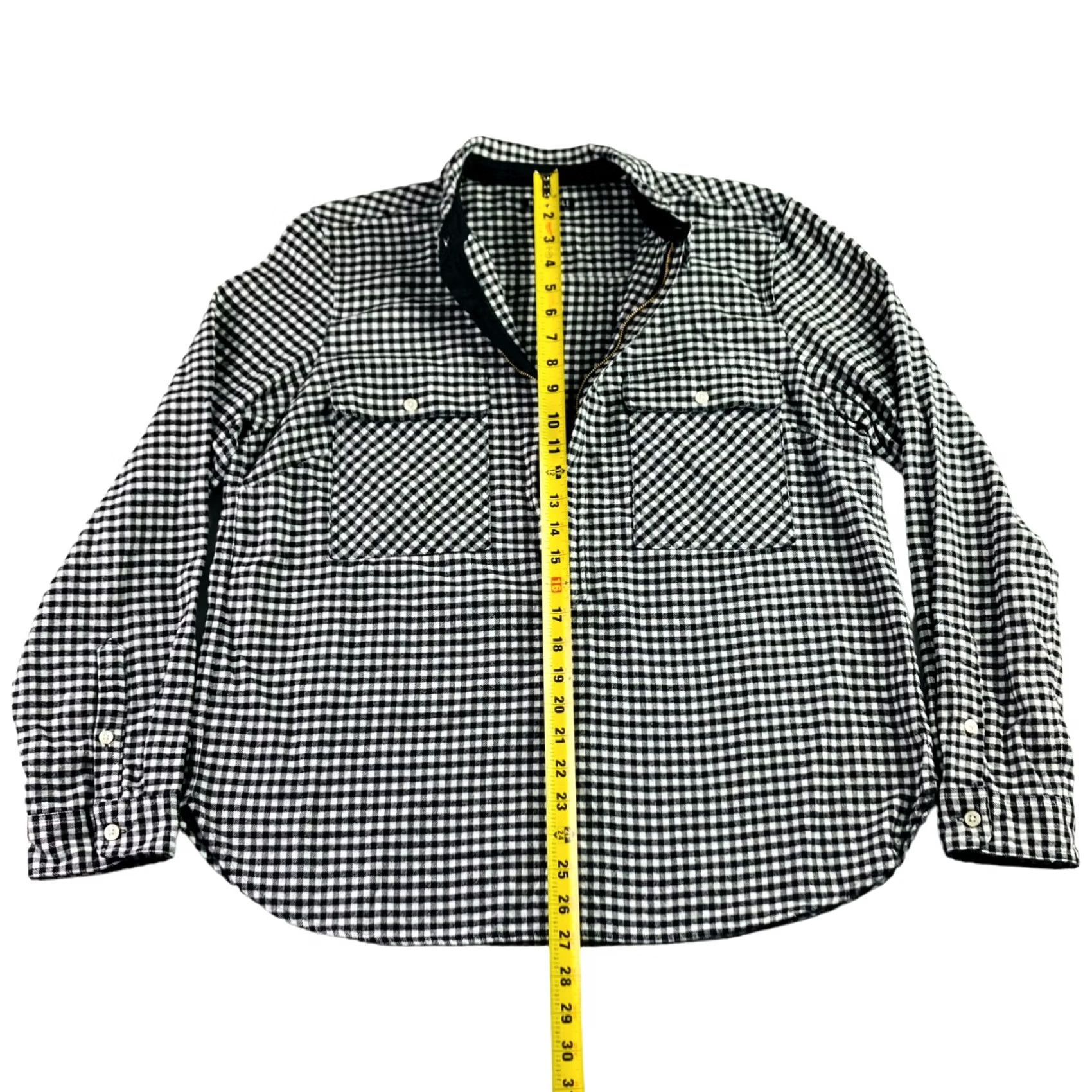 J.Crew J. Crew Mercantile Men's Black Gingham Flannel Button Shirt L Size US L / EU 52-54 / 3 - 5 Thumbnail