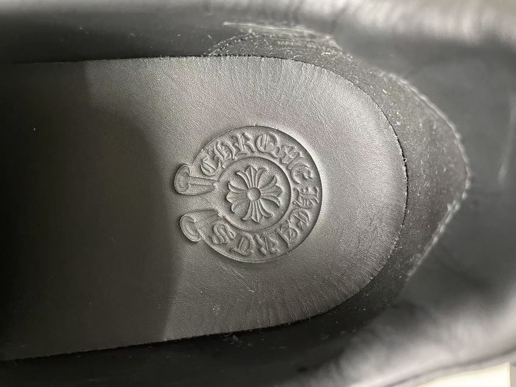Chrome Hearts Chrome Hearts Silver Dagger Leather Slip-On Sneaker Size US 12 / EU 45 - 7 Thumbnail
