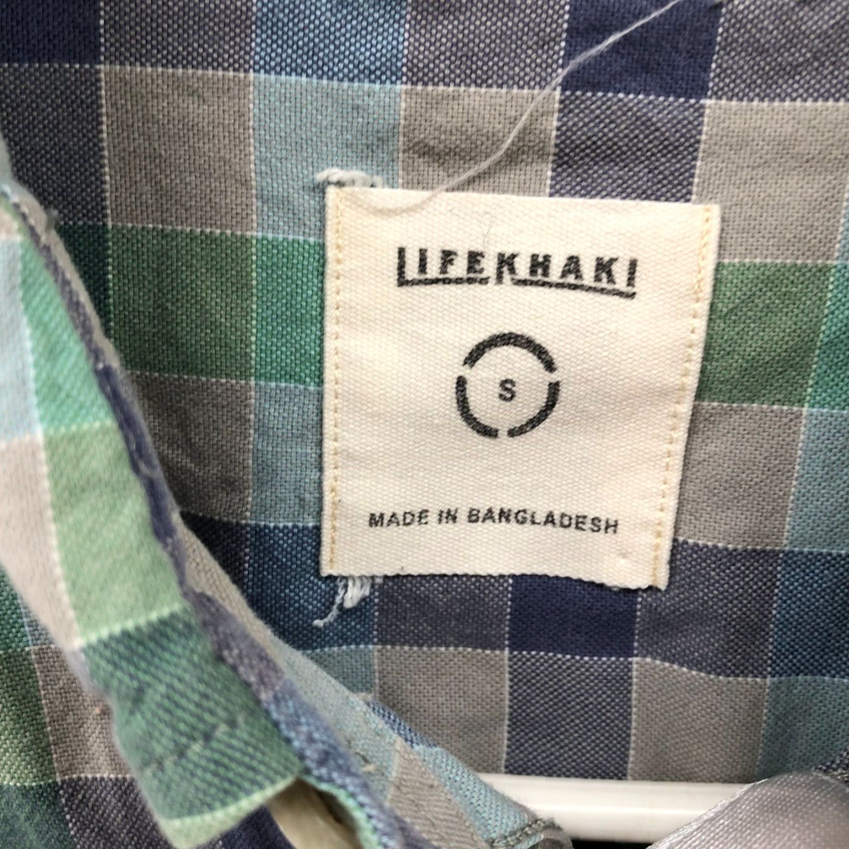 Haggar Haggar Button Down Shirt Men S Green Blue Plaid Long Sleeve Organic Cotton Life Khaki Shirt Casual Mens S Body Size US S / EU 44-46 / 1 - 5 Thumbnail