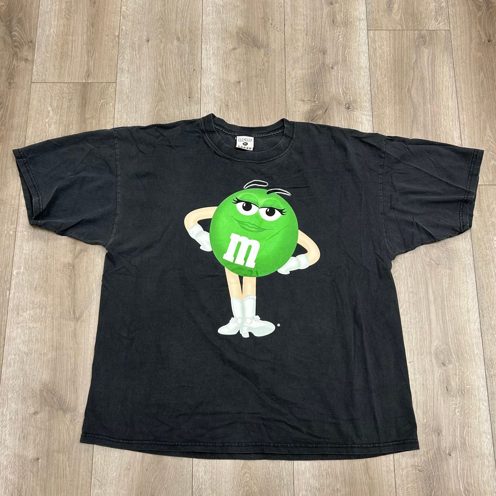 Vintage Vintage M&M Ms.Green Black Tee T Shirt Size XXL 2XL B9 Size US XXL / EU 58 / 5 - 1 Thumbnail
