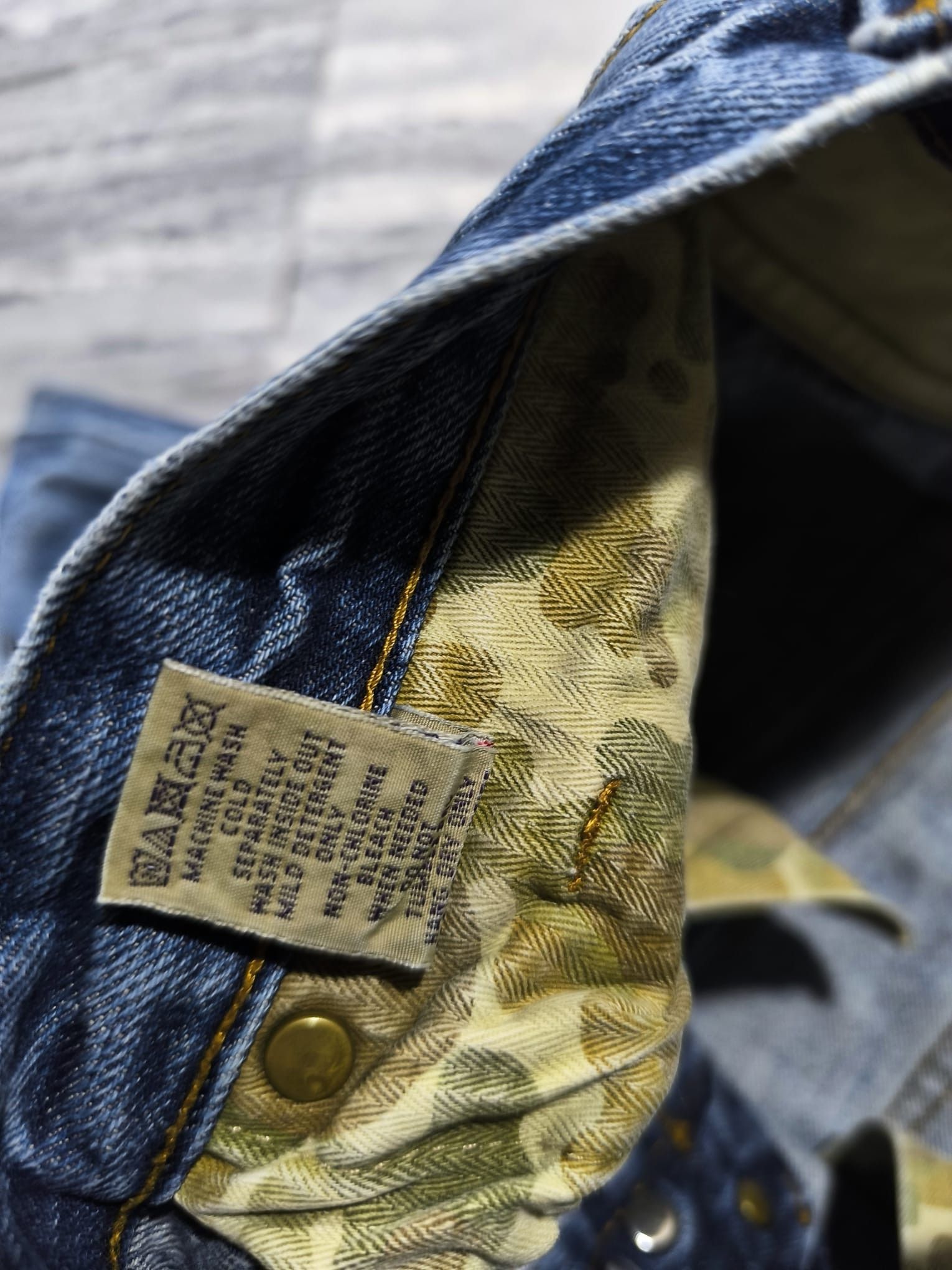 Hysteric Glamour vintage trashed distressed prps selvedge denim jeans Size US 30 / EU 46 - 6 Thumbnail