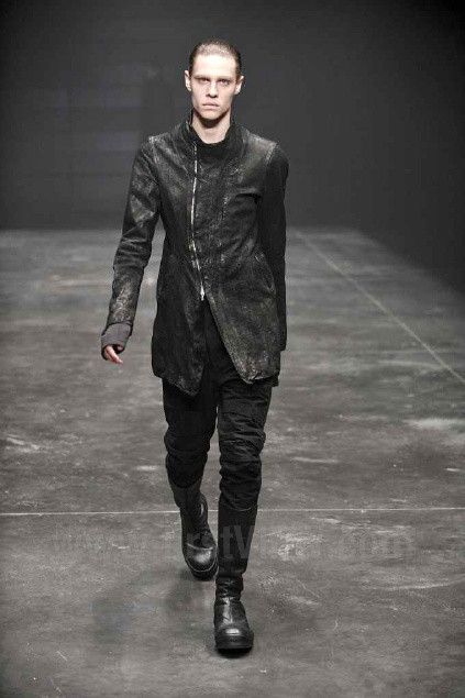 Julius GRAIL! FW12 backzip boots.Like Rick Owens or Guidi Size US 9.5 / EU 42-43 - 5 Thumbnail
