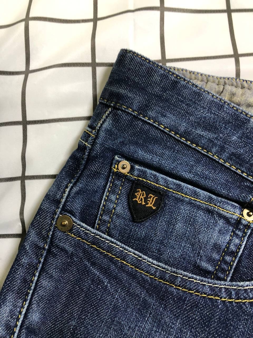 Polo Ralph Lauren Polo Ralph Lauren Denim Jeans: High Waisted Distressed Blue Size US 36 / EU 52 - 12 Thumbnail