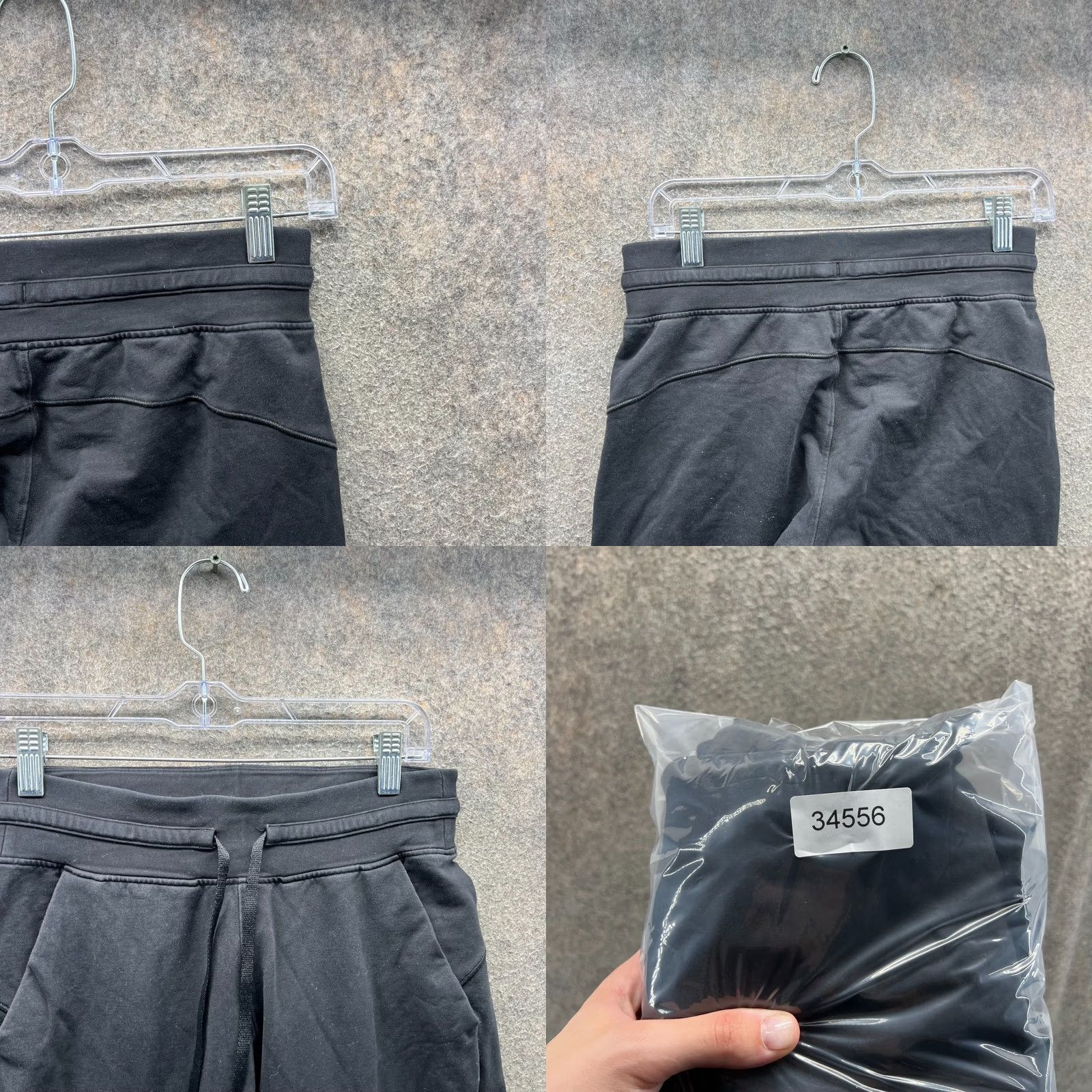 Lululemon Lululemon Jogger Womens Small Black Stretch Cuffed Sweatpants Fleece Pants Size 28" / US 6 / IT 42 - 8 Thumbnail