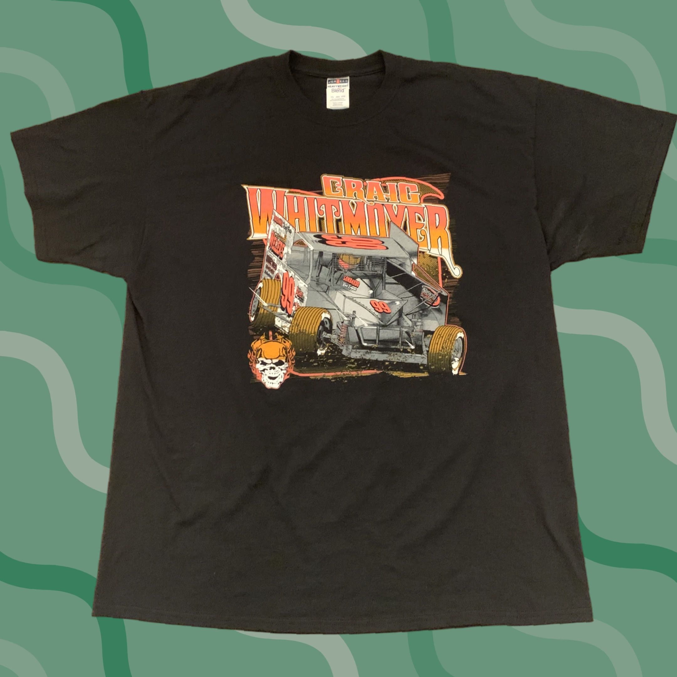 Jerzees Jerzees Craig Whitmoyer Modified Racing T Shirt Size XXL 2XL Black Men Regular Size T-Shirt Size US XXL / EU 58 / 5 - 1 Thumbnail
