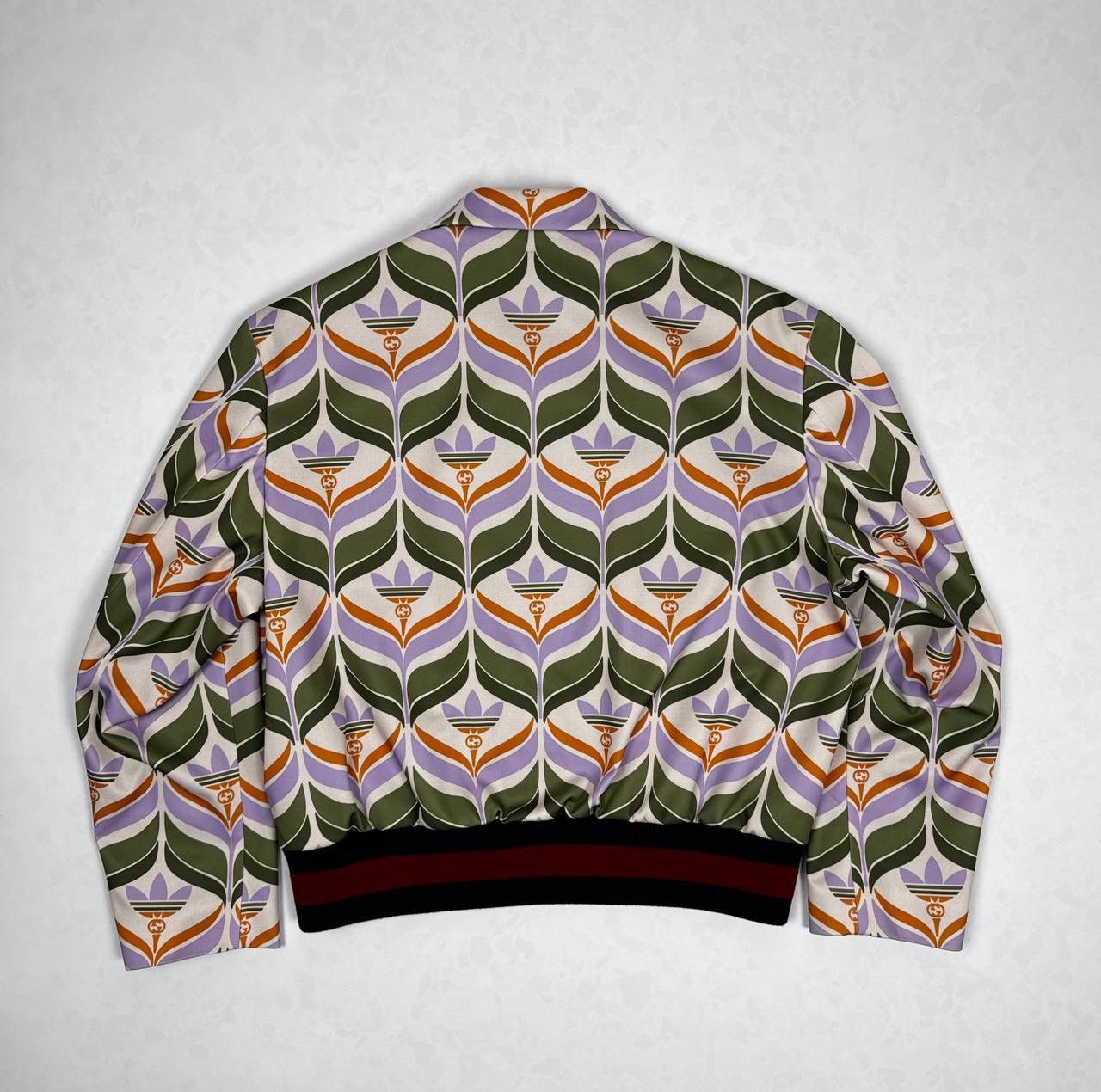 Adidas × Gucci Gucci X Adidas Trefoil Bomber Jacket Size US M / EU 48-50 / 2 - 3 Thumbnail