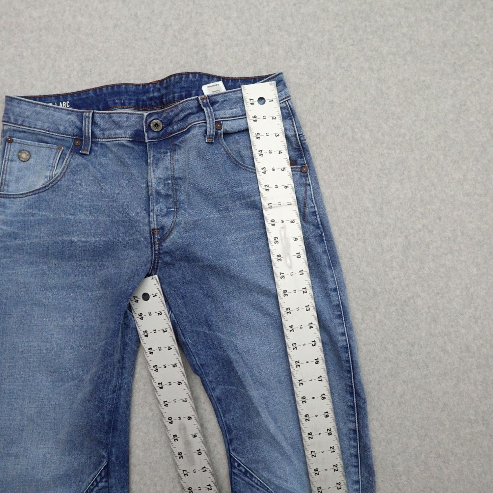 G-Star G-Star Arc Jeans Slim Blue Denim Mens 32 (32X27) 3D Slim Fit Jeans Size US 32 / EU 48 - 6 Thumbnail
