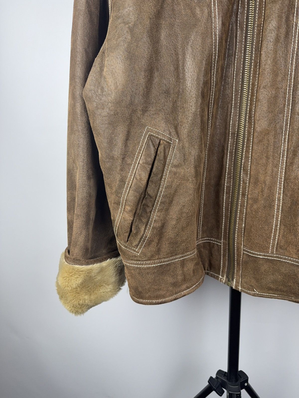 Vintage Vintage 90s Leather Biker MOTO Jacket Style Maison Margiela Size US M / EU 48-50 / 2 - 4 Thumbnail