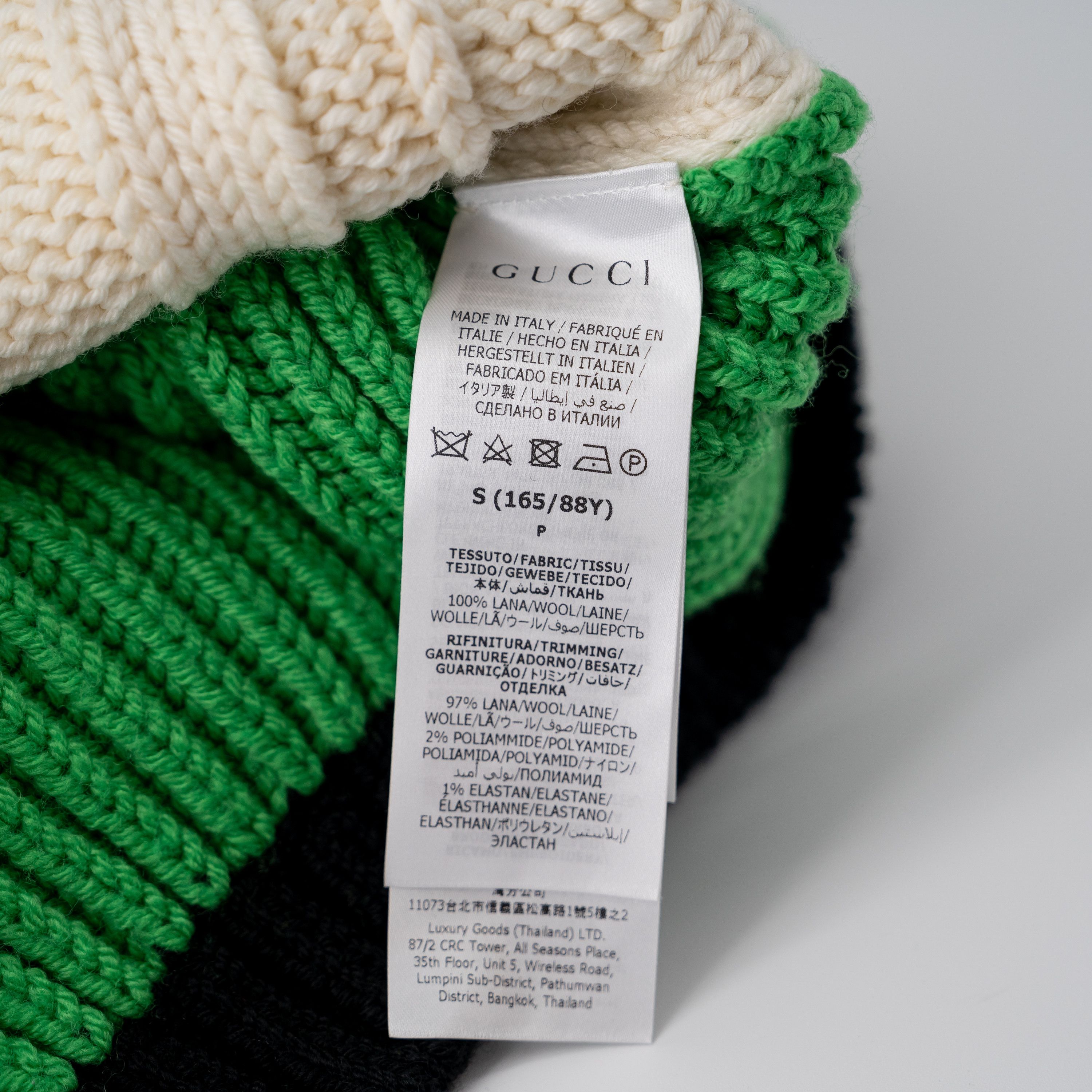 Gucci S adidas Gucci Cable Knit Wool Cardigan Sweater Green Black Size S / US 4 / IT 40 - 10 Thumbnail