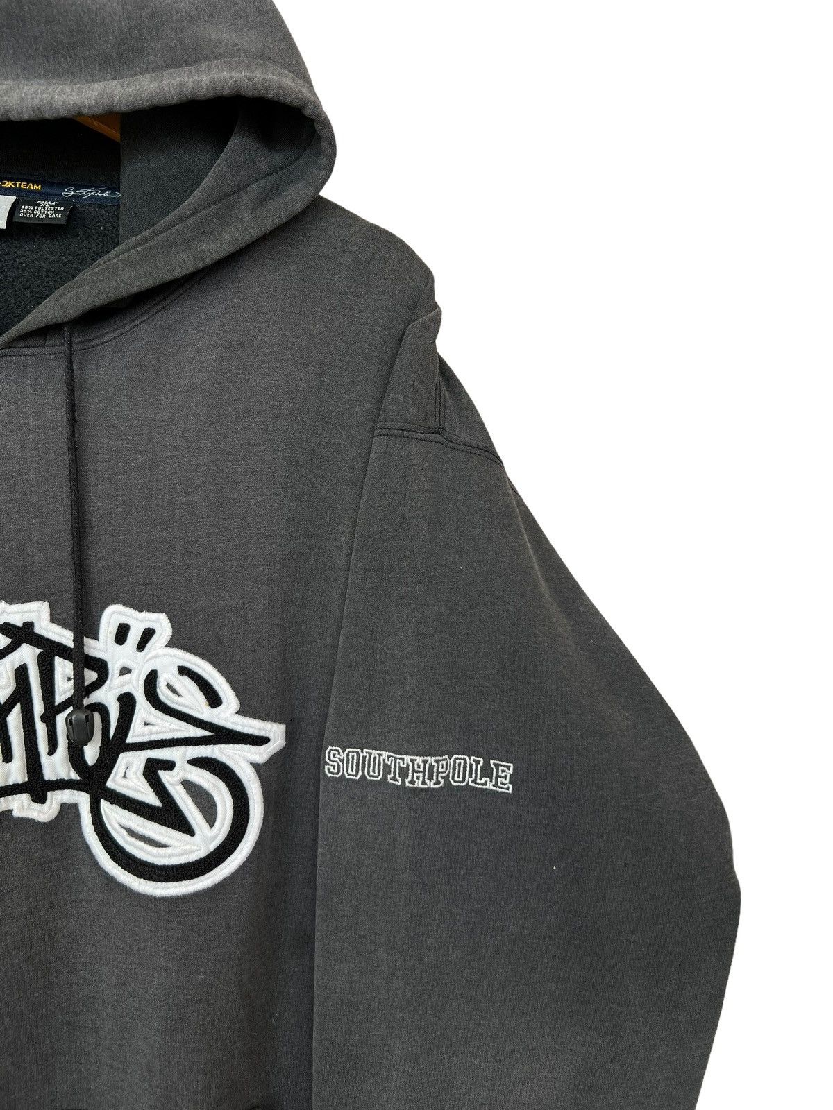 Vintage Vintage Y2K South Pole Distressed Sunfaded Baggy Boxy Hoodie Size US L / EU 52-54 / 3 - 6 Thumbnail