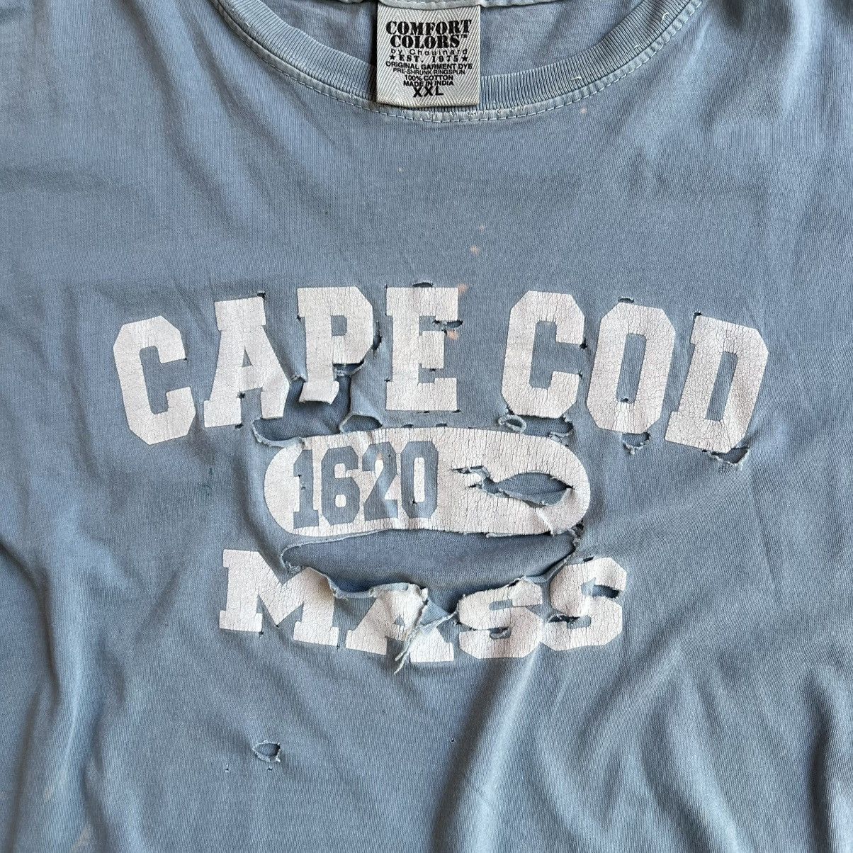 Vintage 2000s Y2K Sunday Camp Mass Thrasher /cleavage rip/ Grunge Size M / US 6-8 / IT 42-44 - 3 Thumbnail