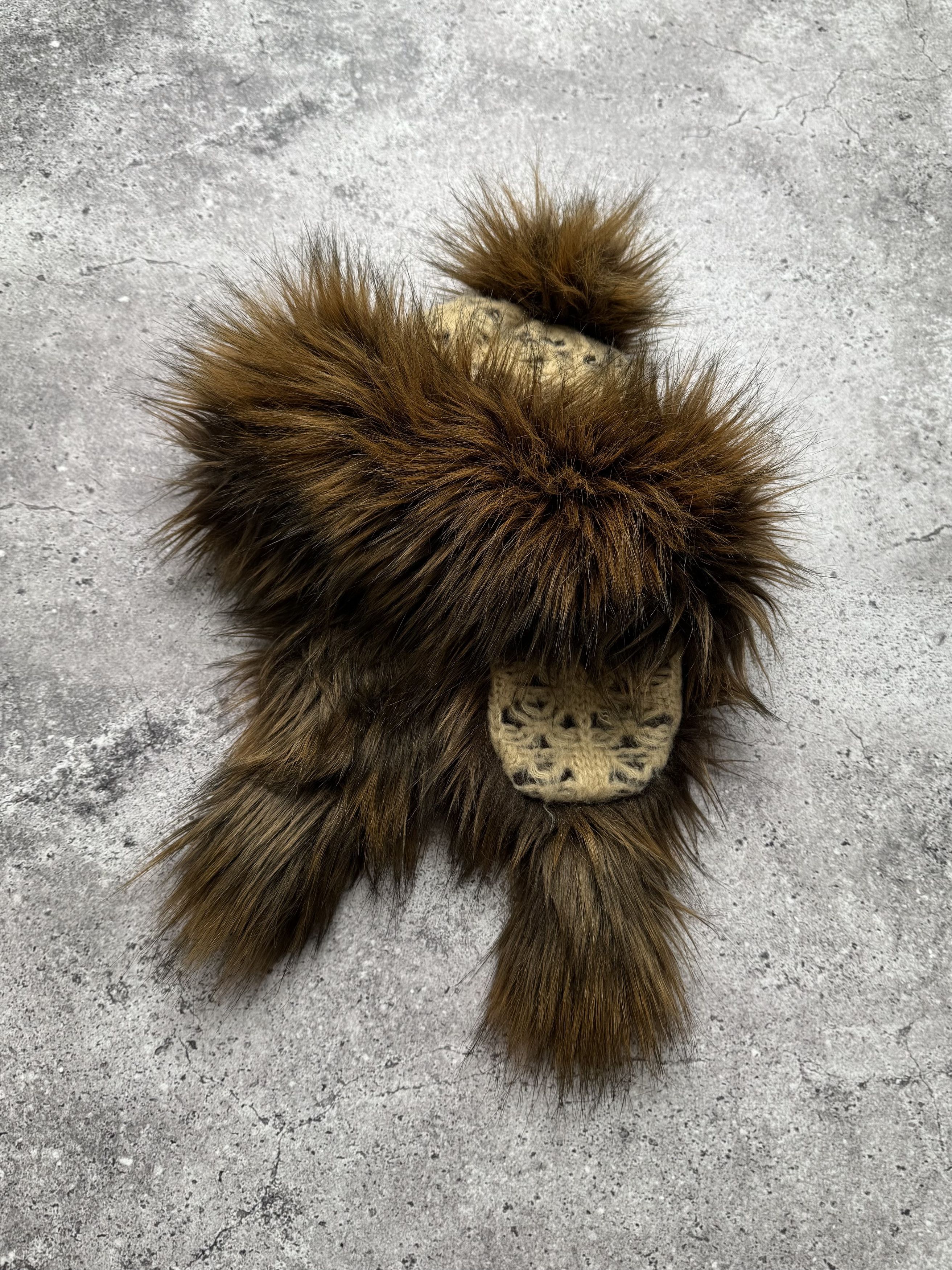 Vintage Vintage Faux Fur Hat C5(V397) Size ONE SIZE - 1 Thumbnail