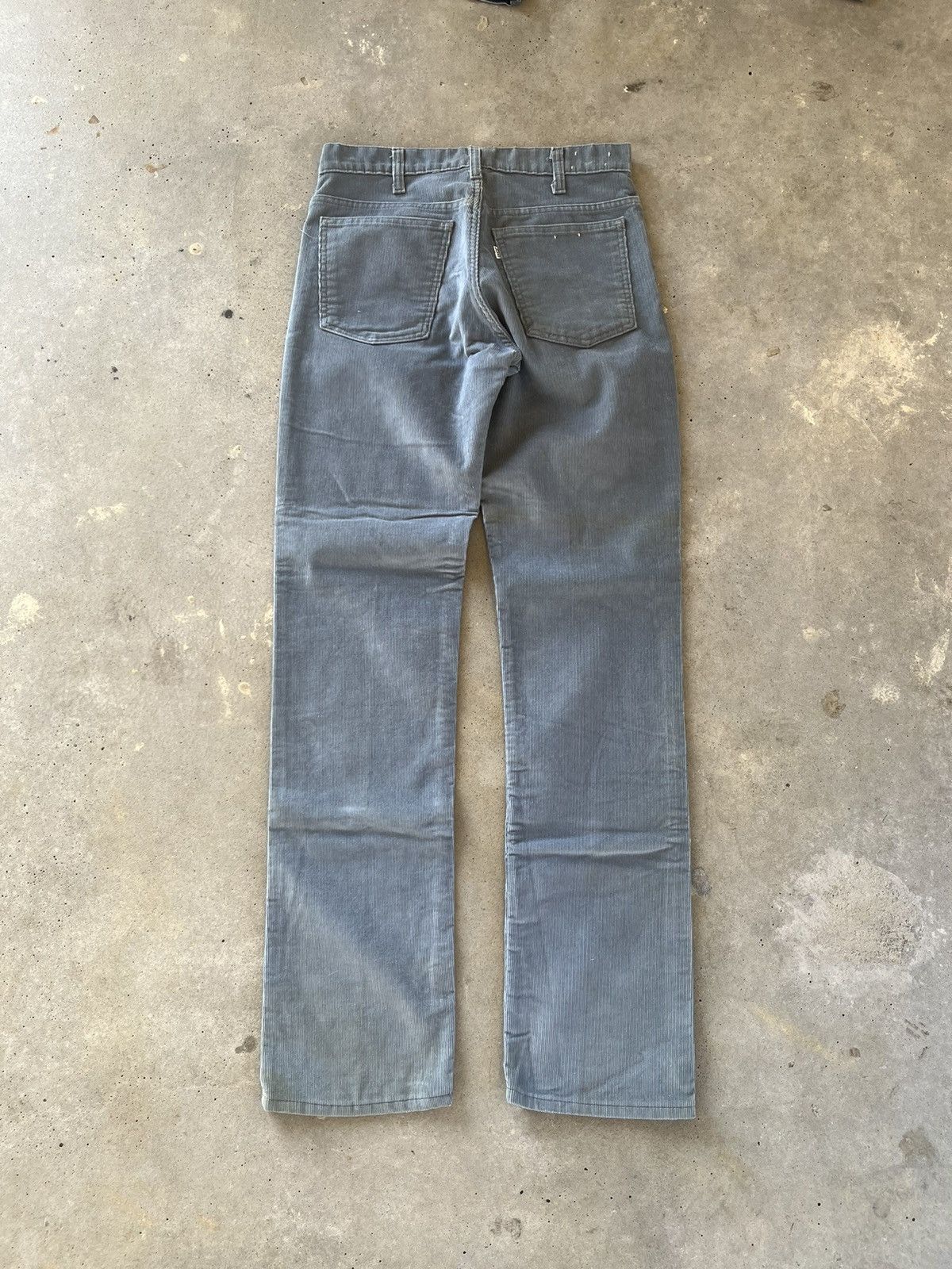 Levi's × Vintage Vintage 1980’s Grey Levi’s Corduroy Pants Size US 30 / EU 46 - 2 Thumbnail
