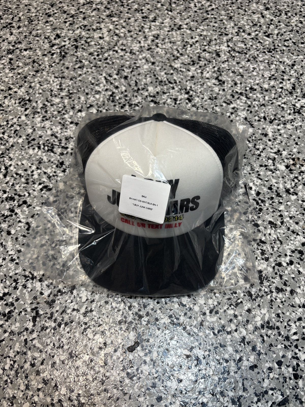 Billy Hill 2021 Billy Hill “1800 I Buy Junk Cars” Trucker Mesh Hat OSFM Size ONE SIZE - 3 Thumbnail