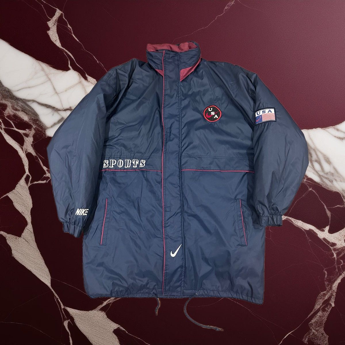 Nike Vintage 90’s Nike Premium Sports Jacket Size US XXL / EU 58 / 5 - 1 Thumbnail