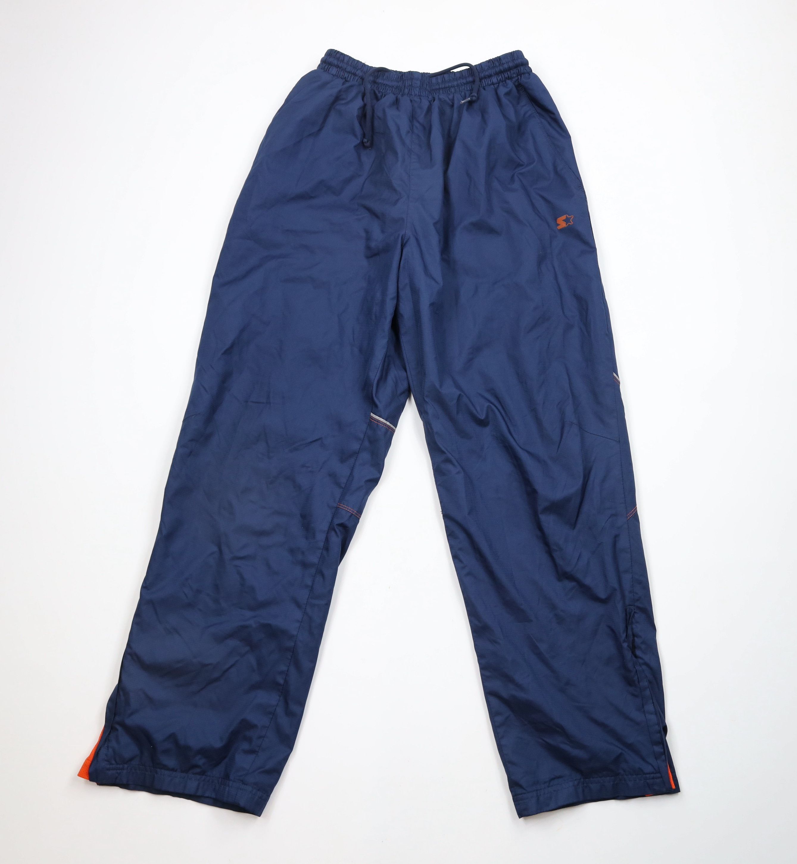 Starter × Vintage Vintage 90s Y2K Starter Reflective Windbreaker Pants Blue Size US 34 / EU 50 - 1 Thumbnail
