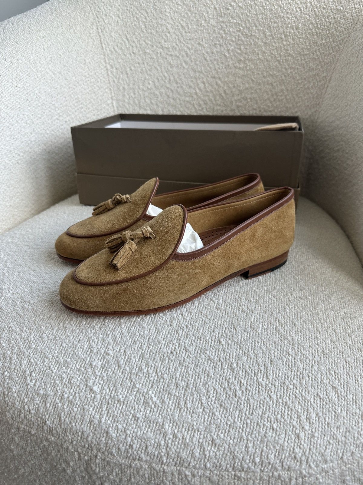 Belgian Shoes Bombero’s Belgian Tassle Loafers Size US 9 / EU 42 - 1 Thumbnail