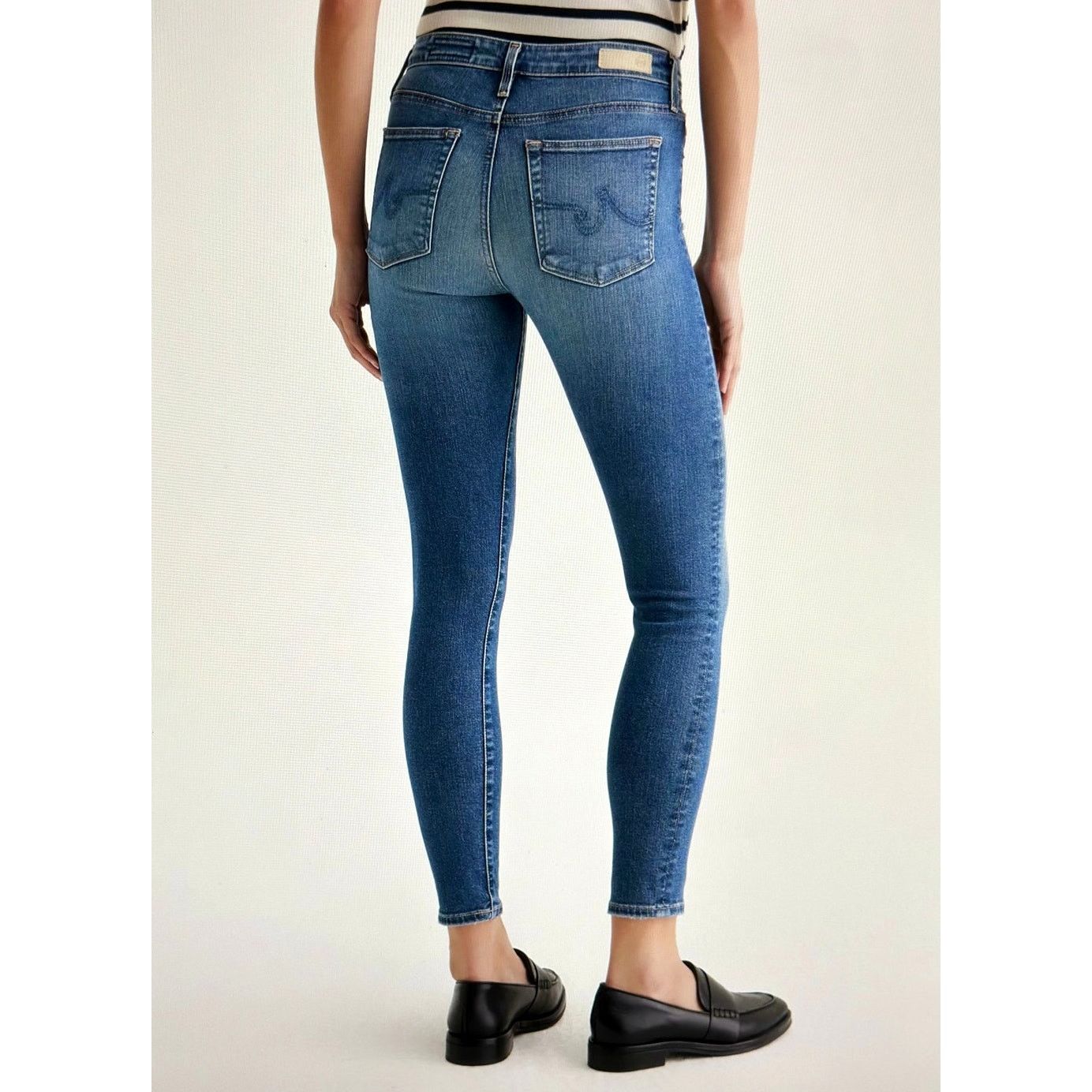 Other AG-ED Denim Skinny Ankle HighRise Skinny Cloud Soft Denim 32 Size 32" / US 10 / IT 46 - 6 Thumbnail