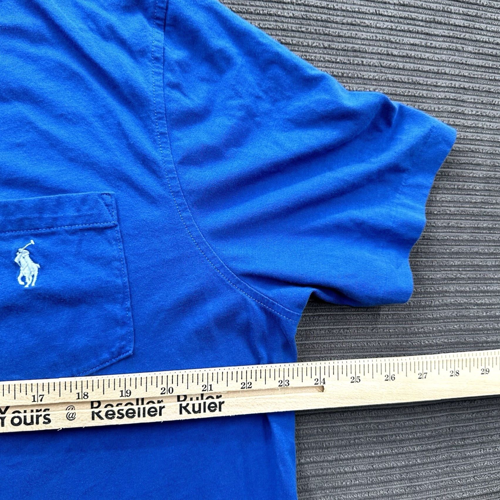 Ralph Lauren Ralph Lauren Polo Shirt Men L Blue Cotton Golf Preppy Casual Solid Short Sleeve Logo Vintage: No Size US L / EU 52-54 / 3 - 5 Thumbnail