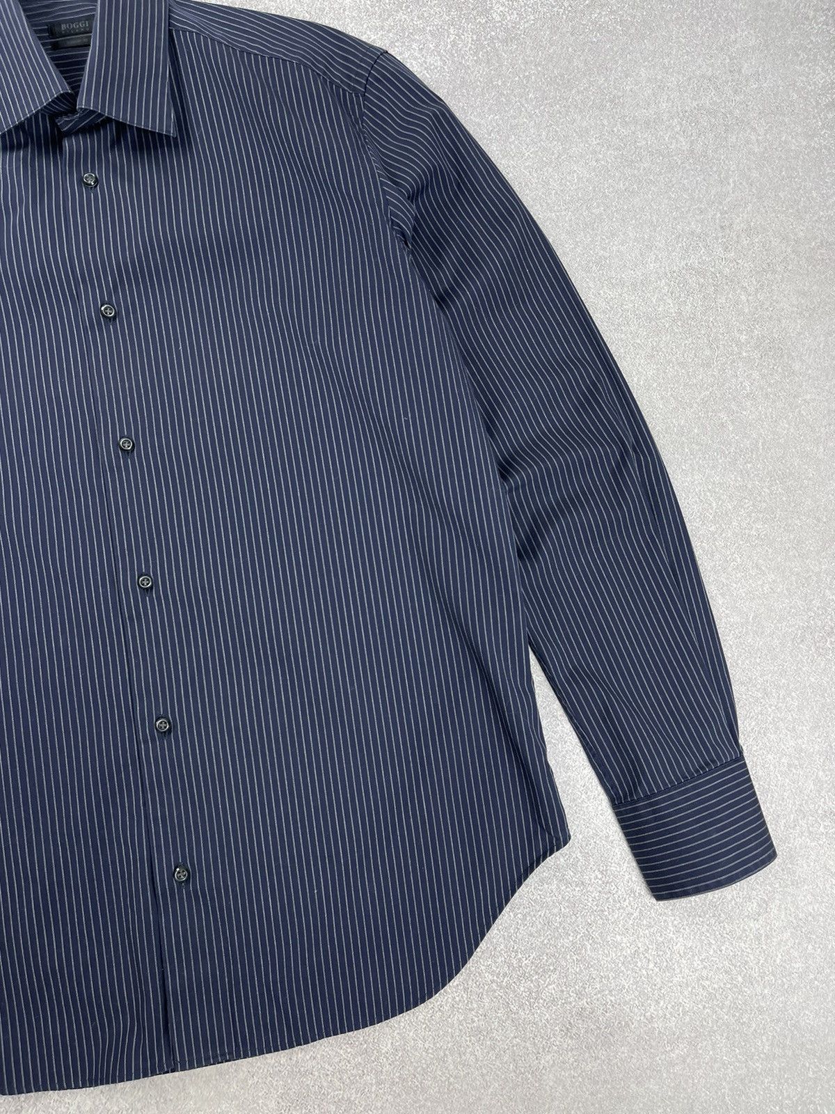 Boggi Boggi Milano Long Sleeve Striped Shirt Size 40 15 3/4 Size US L / EU 52-54 / 3 - 2 Thumbnail
