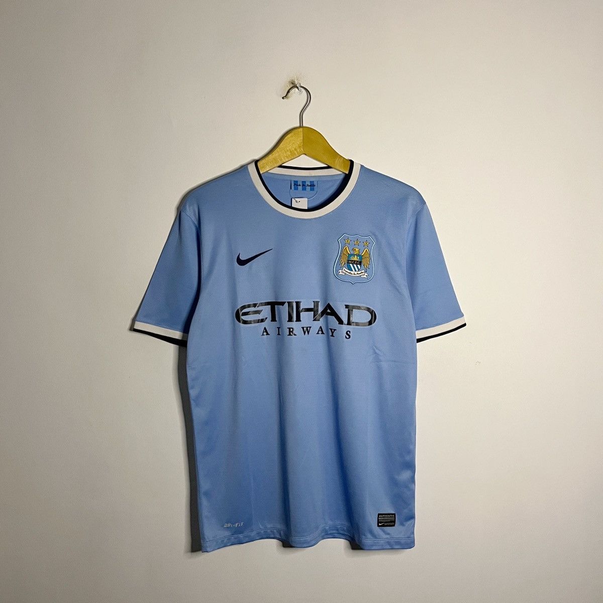 Nike Manchester city 2013/14 Home jersey EPL Champion season Size US M / EU 48-50 / 2 - 1 Thumbnail