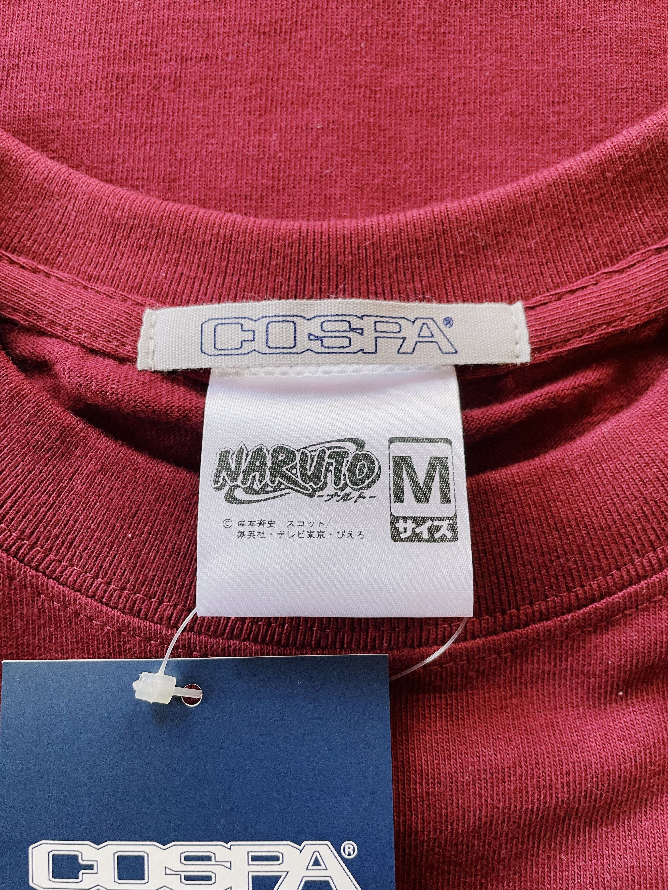 Anime × Japanese Brand × Vintage Vintage 2002 COSPA x Naruto Itachi T-shirt Burgundy Size US M / EU 48-50 / 2 - 4 Thumbnail