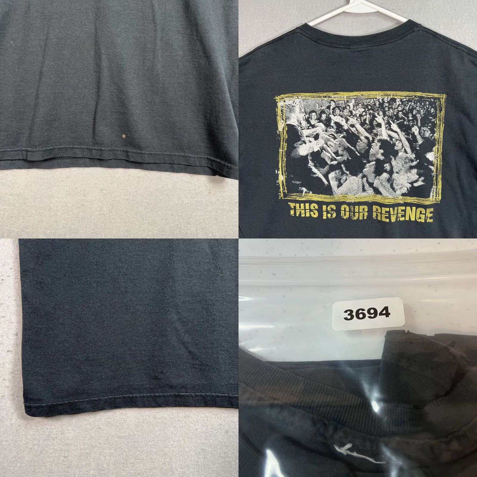 Revenge Vintage With Honor This Is Our Revenge Band T Shirt Adult Medium Black Hardcore Size US M / EU 48-50 / 2 - 8 Thumbnail