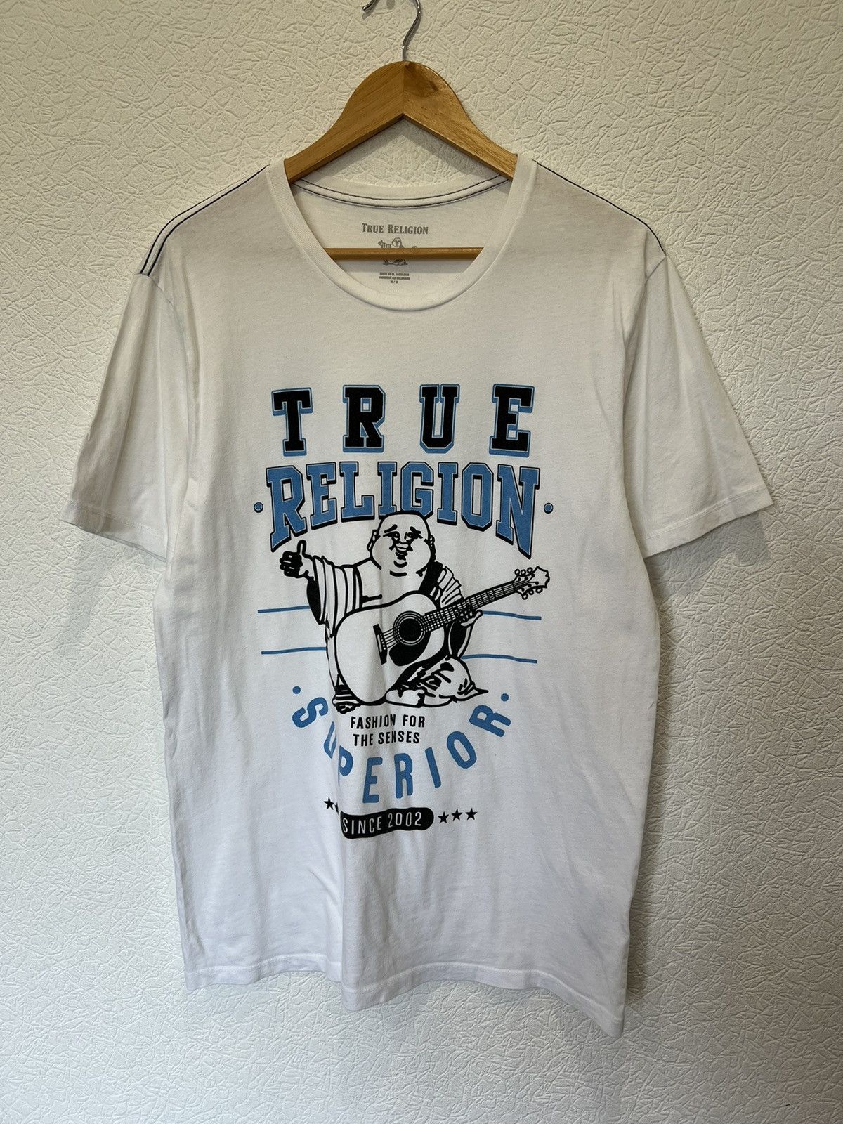 True Religion Vintage True Religion White Tee T Shirt Size US M / EU 48-50 / 2 - 1 Thumbnail