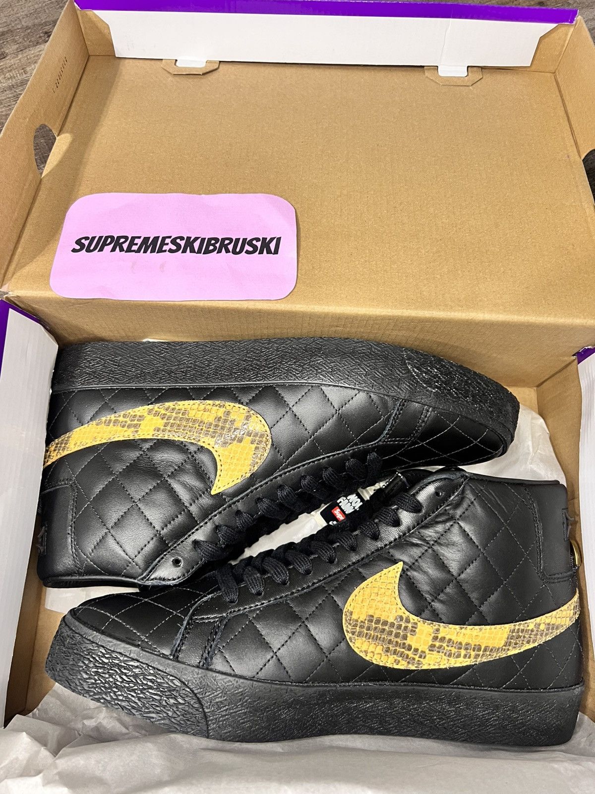 Nike × Supreme NIKE SB ZOOM BLAZER MID QS Size US 9.5 / EU 42-43 - 1 Thumbnail