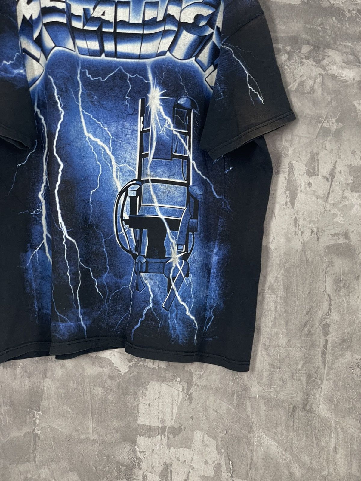 Band Tees × Vintage Vintage 00s All Over Print Metallica T-Shirt Size US XXL / EU 58 / 5 - 6 Thumbnail