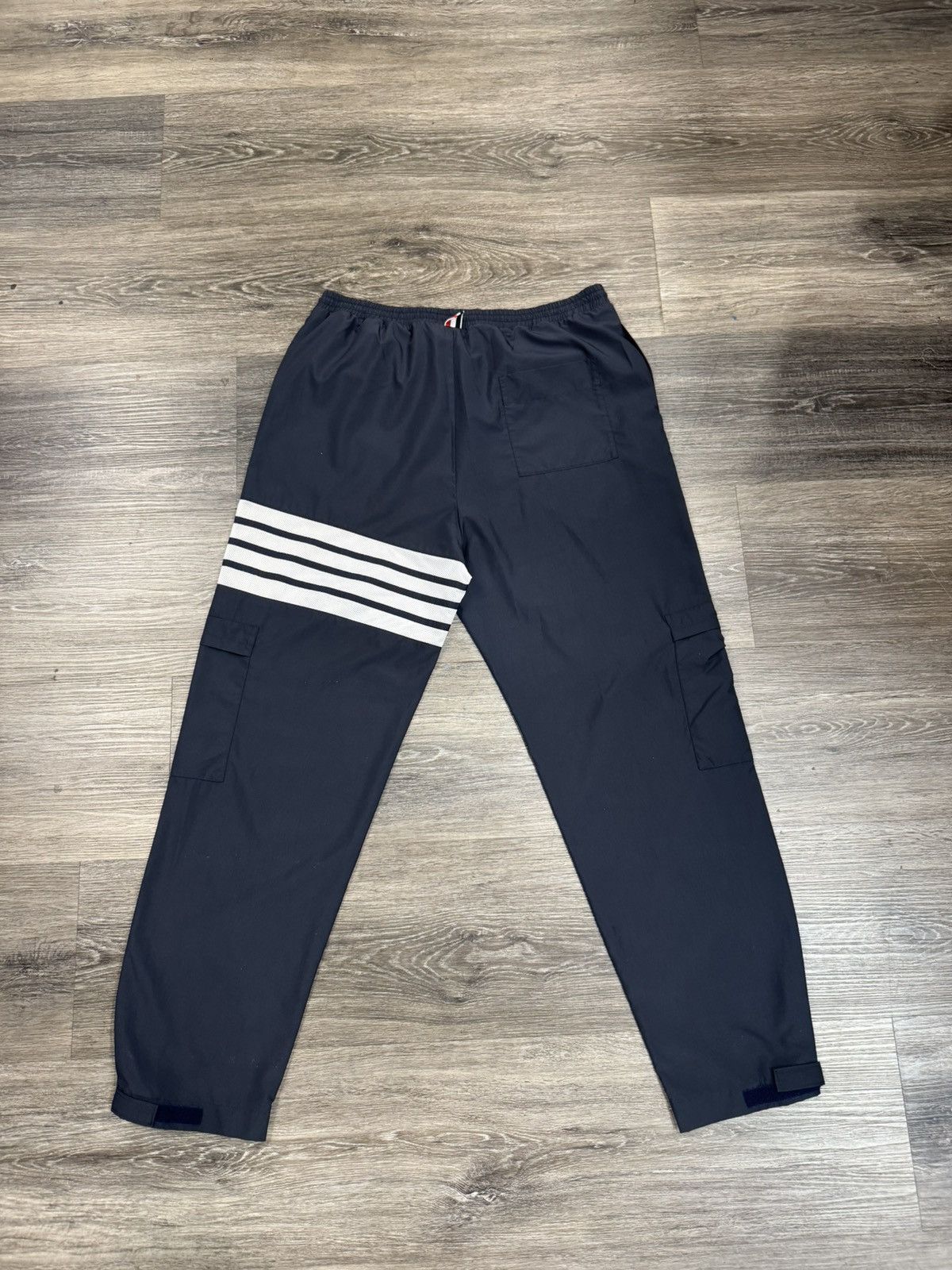 Thom Browne Thom Browne 4-Bar Nylon Track Pants Size US 34 / EU 50 - 2 Thumbnail