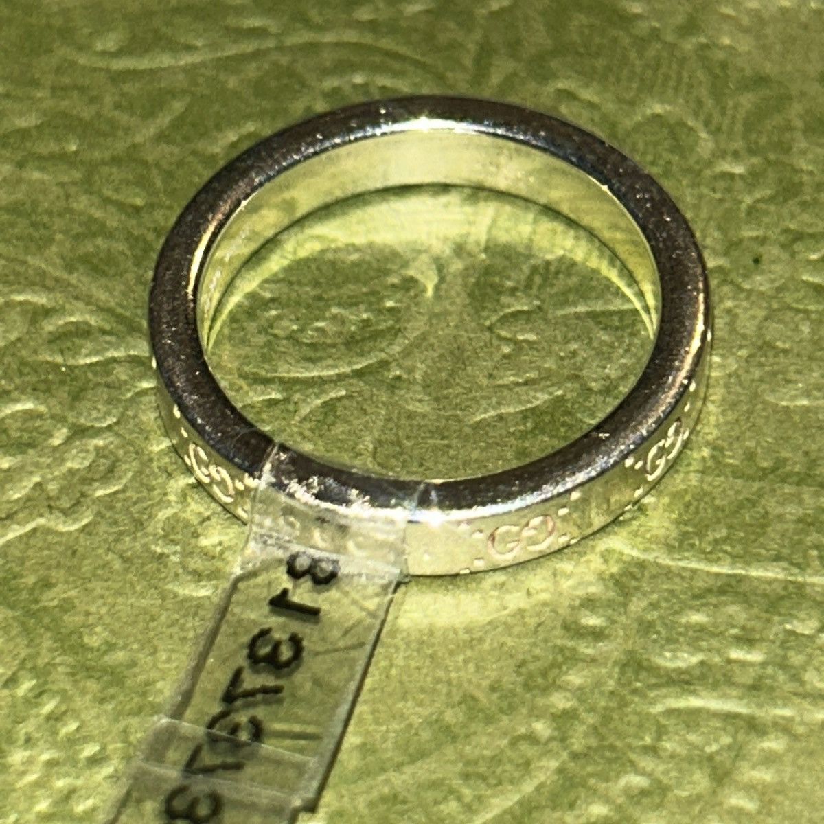 Gucci Gucci Signature GG Logo Ring AG 925 814712 Size ONE SIZE - 5 Thumbnail