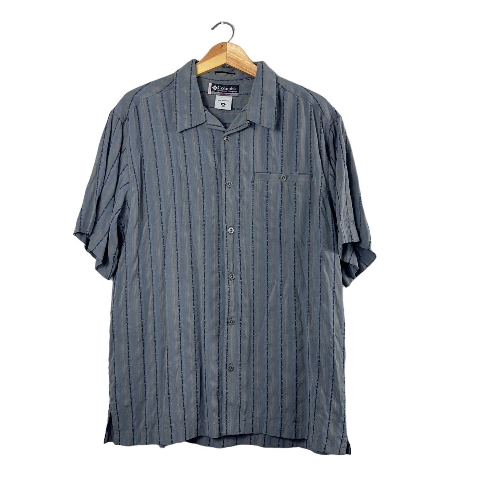 Columbia Vintage Striped Men's Columbia Button Front Shirt M Size US M / EU 48-50 / 2 - 1 Thumbnail