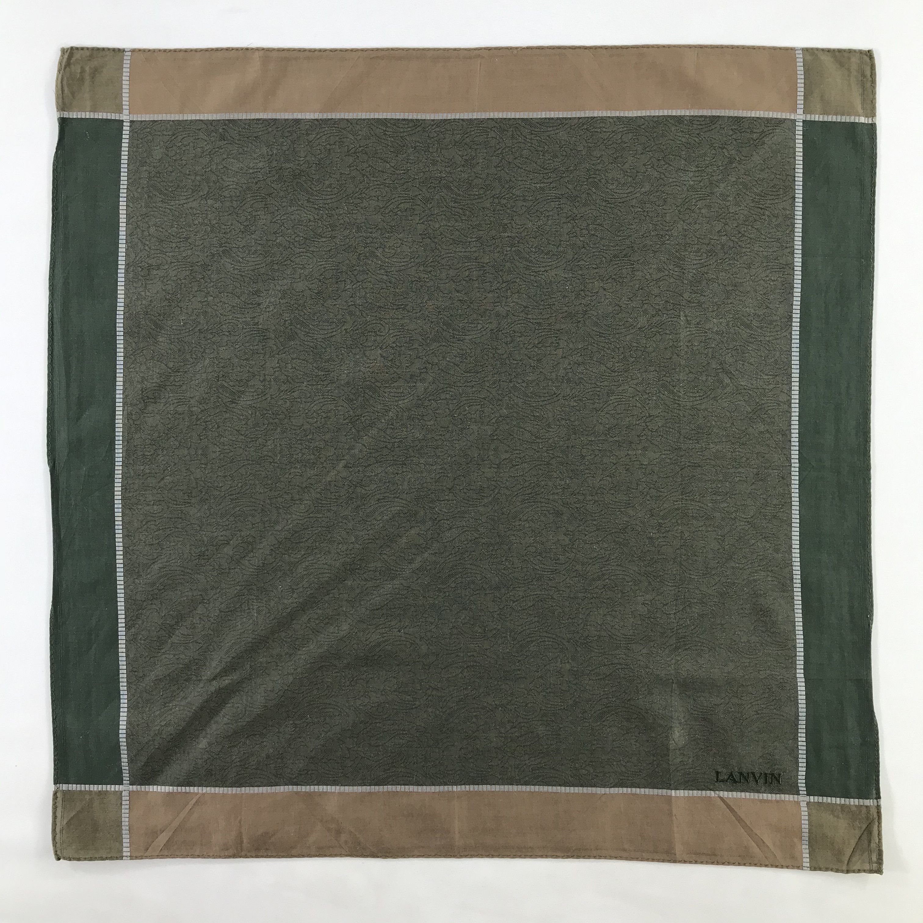 Lanvin × Vintage Lanvin Bandana / Handkerchief / Neckerchief - S1084 Size ONE SIZE - 1 Thumbnail
