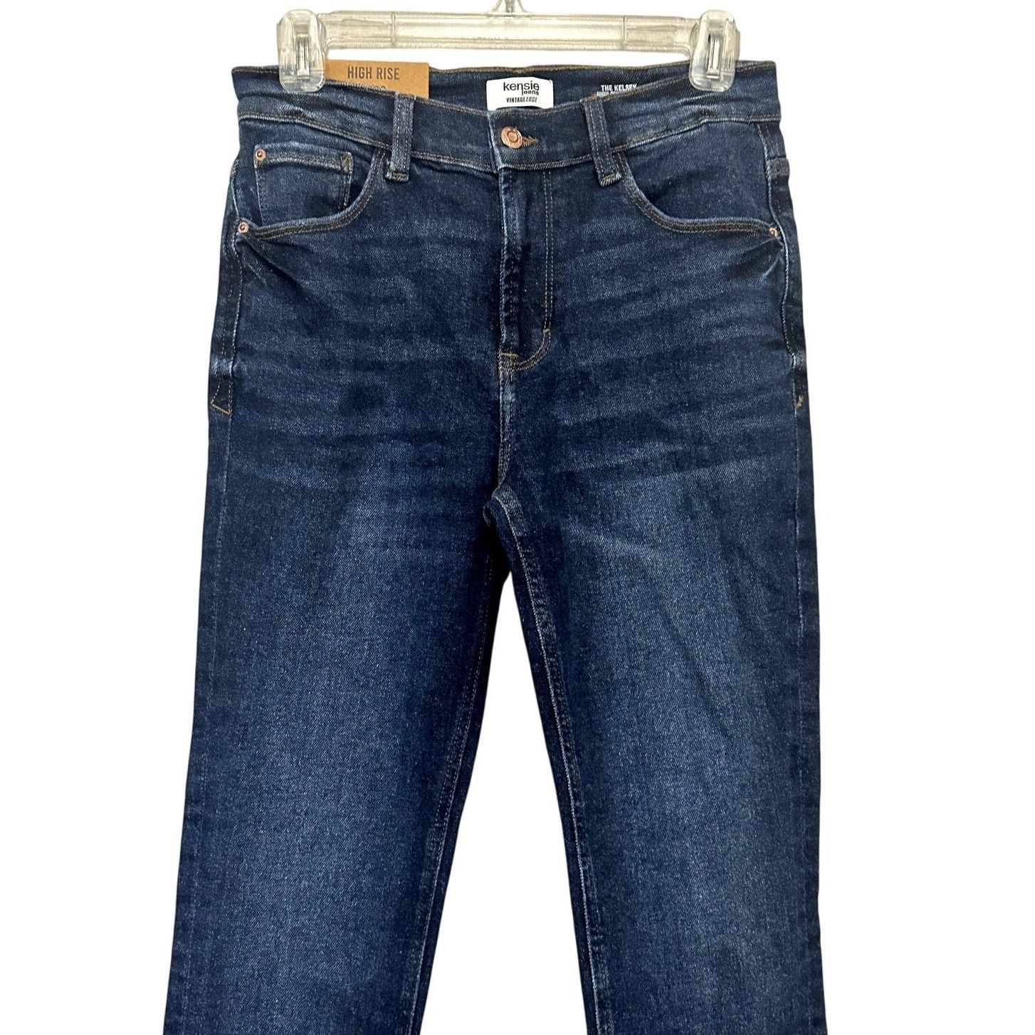 Other Kensie Jeans High-Rise Skinny Raw Hem Denim Blue Womens 6/28 Size 28" / US 6 / IT 42 - 3 Thumbnail