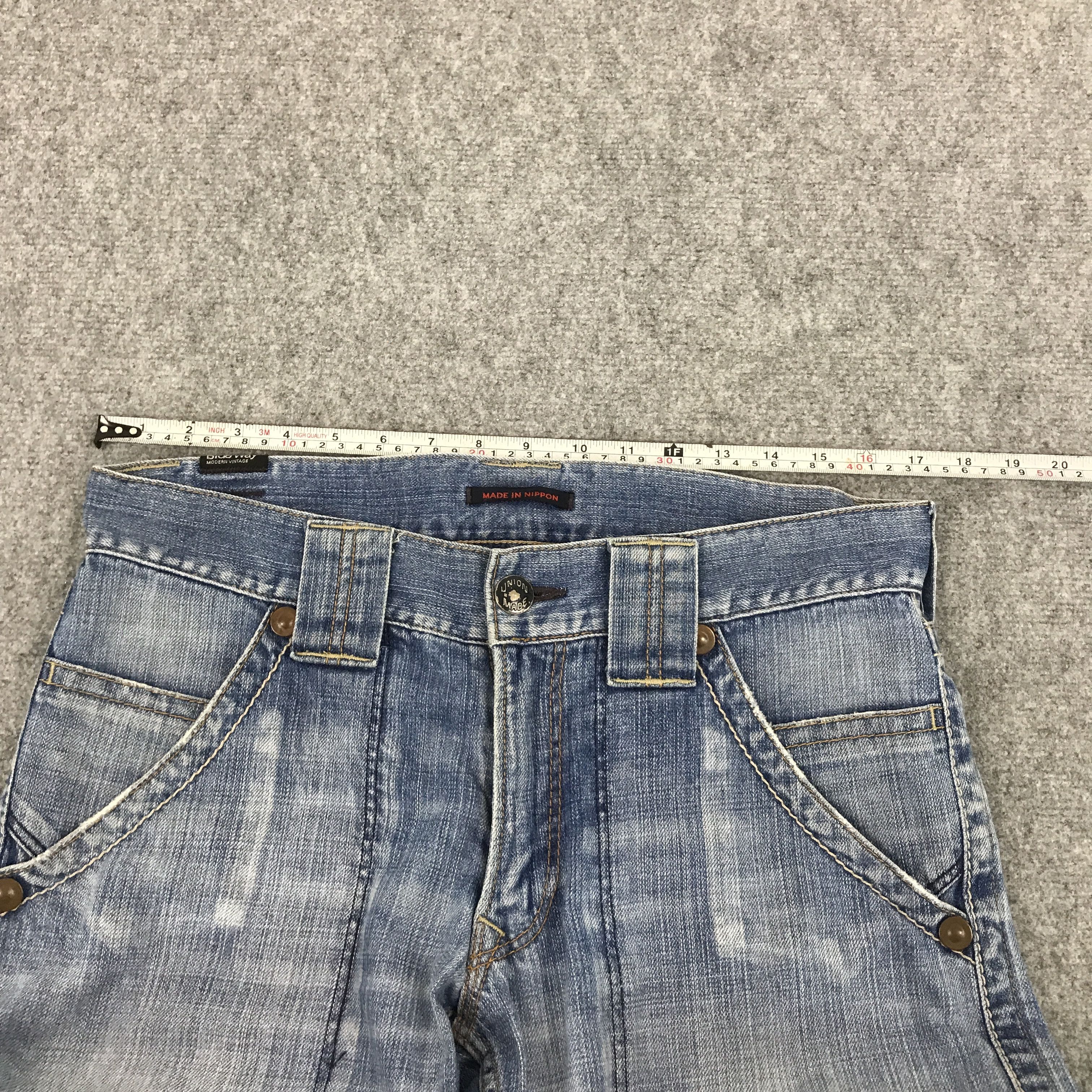 Japanese Brand × Vintage Baggy Denim blue way Japan jeans pants Size US 32 / EU 48 - 9 Thumbnail