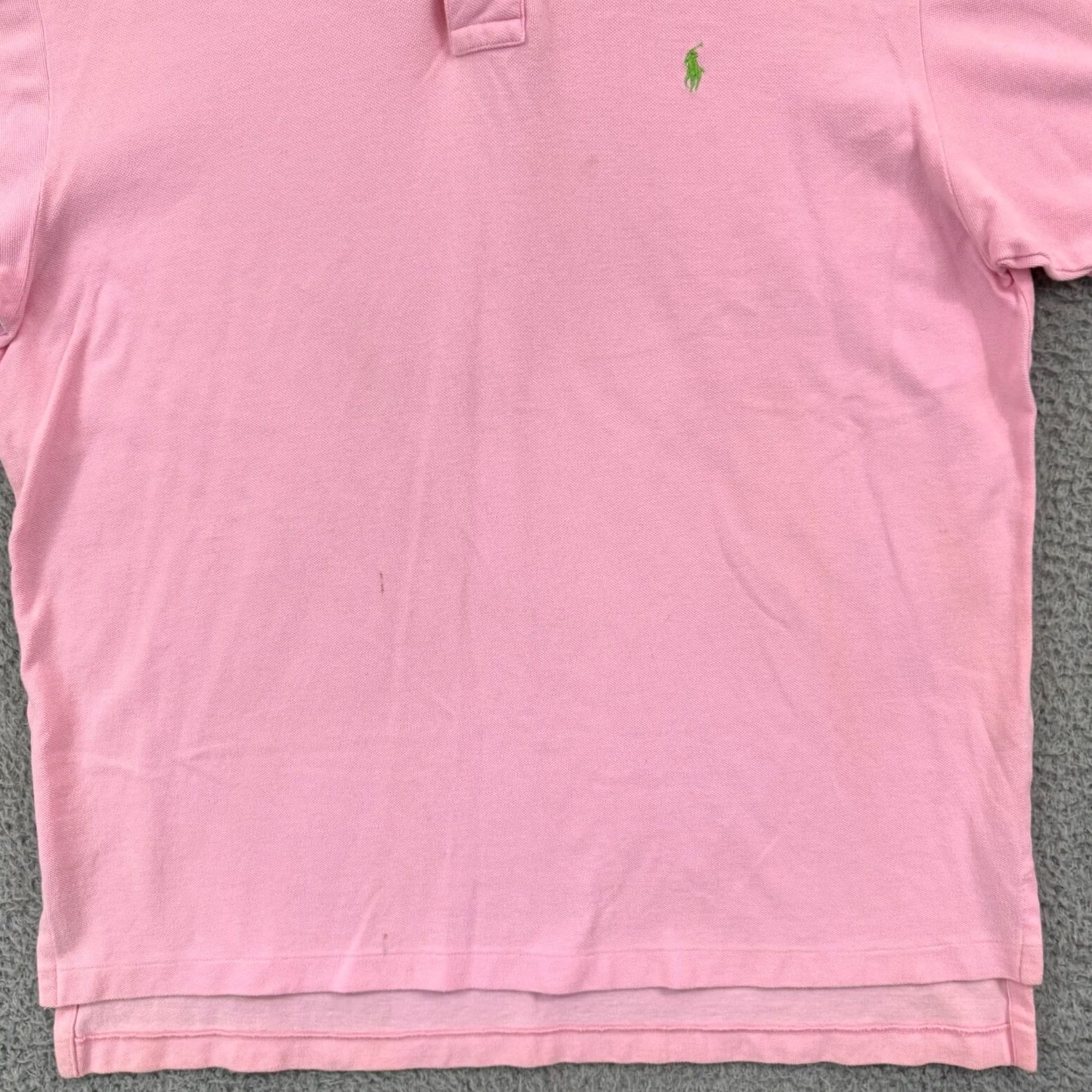 Ralph Lauren VINTAGE Polo Ralph Lauren Shirt Mens XL Pink Polo Collar 90s Pony Golf Casual Size US XL / EU 56 / 4 - 3 Thumbnail